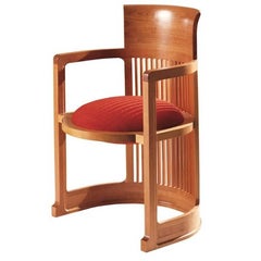 Frank Lloyd Wright - Ensemble de deux fauteuils tonneau 606