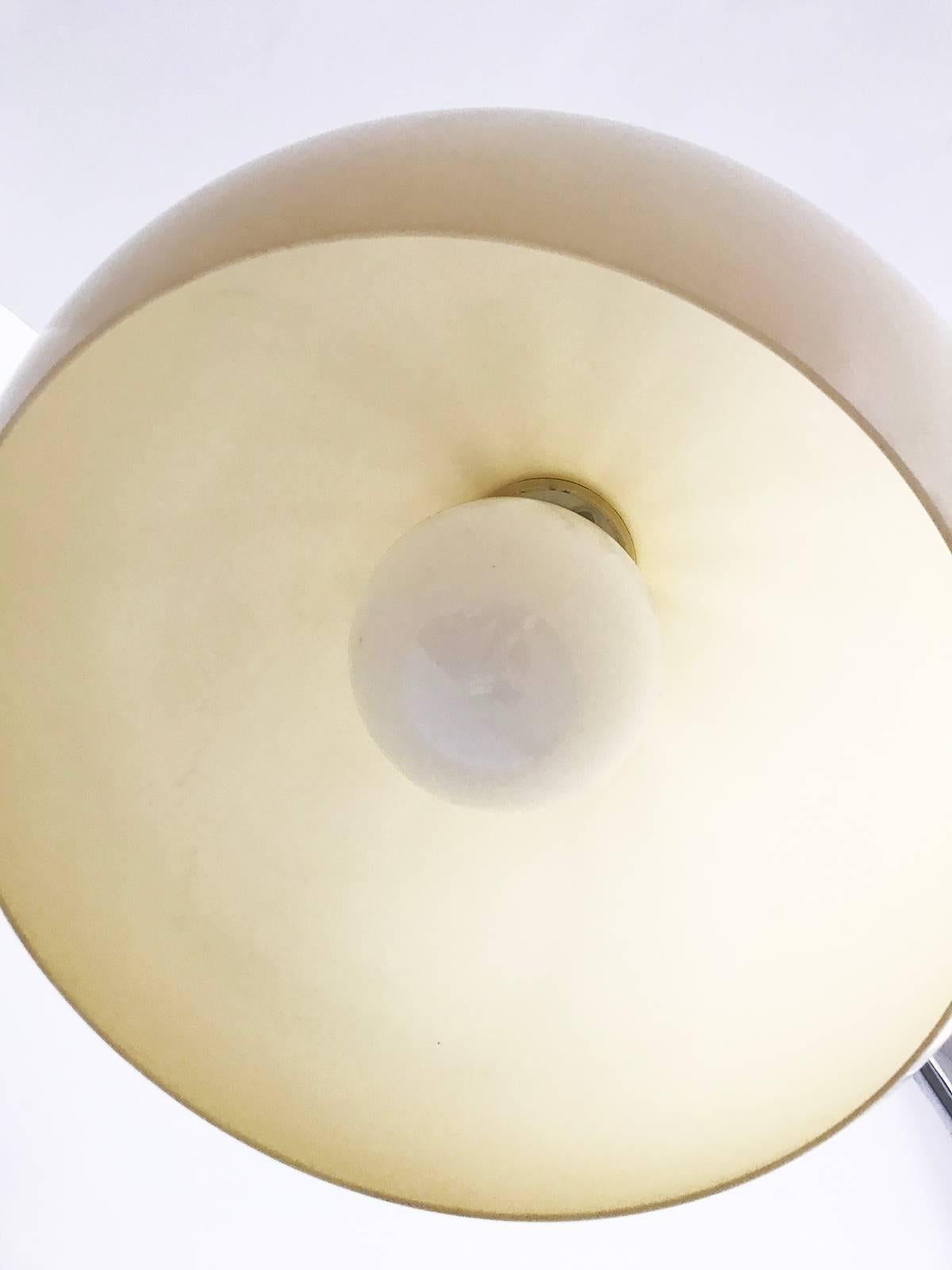 Mid-20th Century Midcentury Italian Acr Lamp with Mushroom Shade and Marble Base