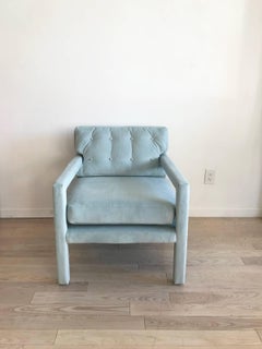 Mint Velvet 1970s Milo Baughman Parsons Style Chair