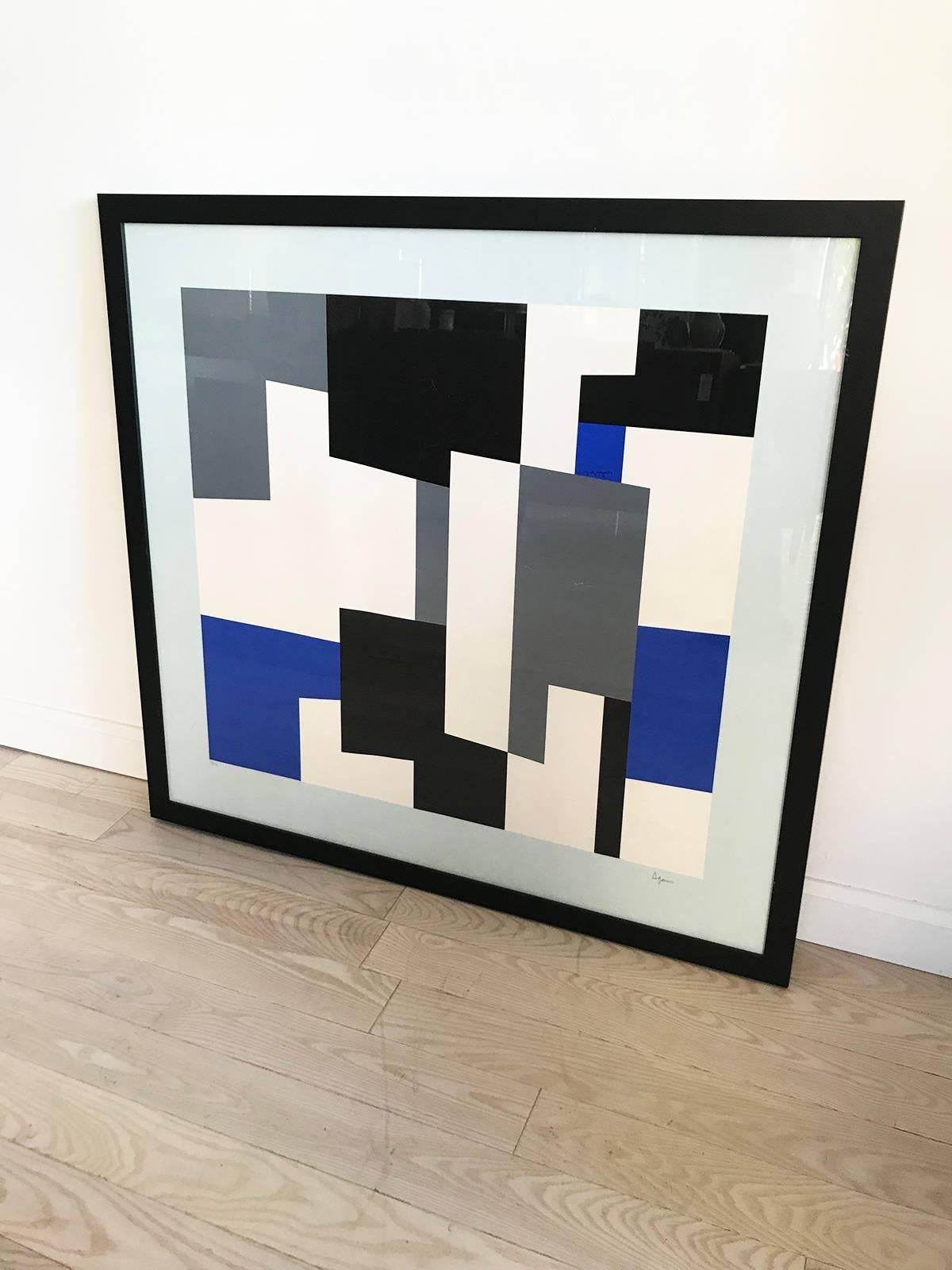 Post-Modern Yaacov Agam Signed and Numbered Lithograph