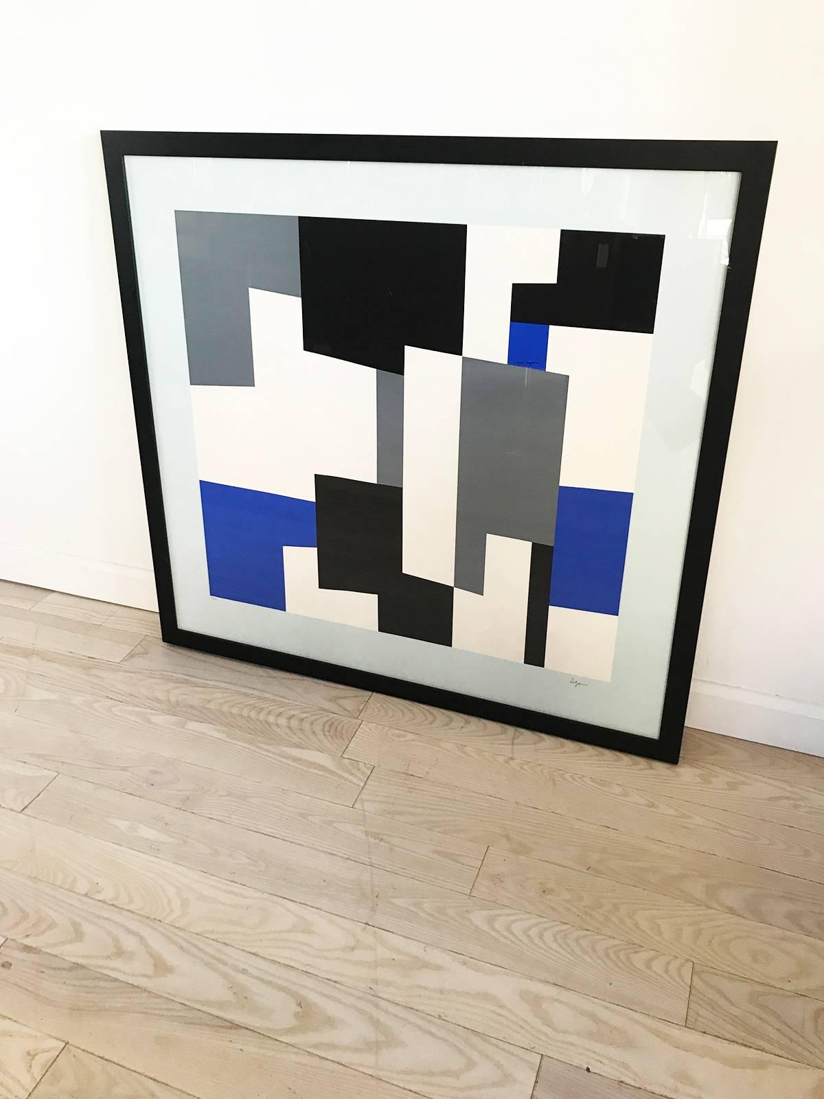 Late 20th Century Yaacov Agam Signed and Numbered Lithograph