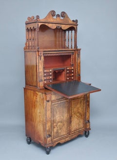 19th Century Mahogany Escritoire