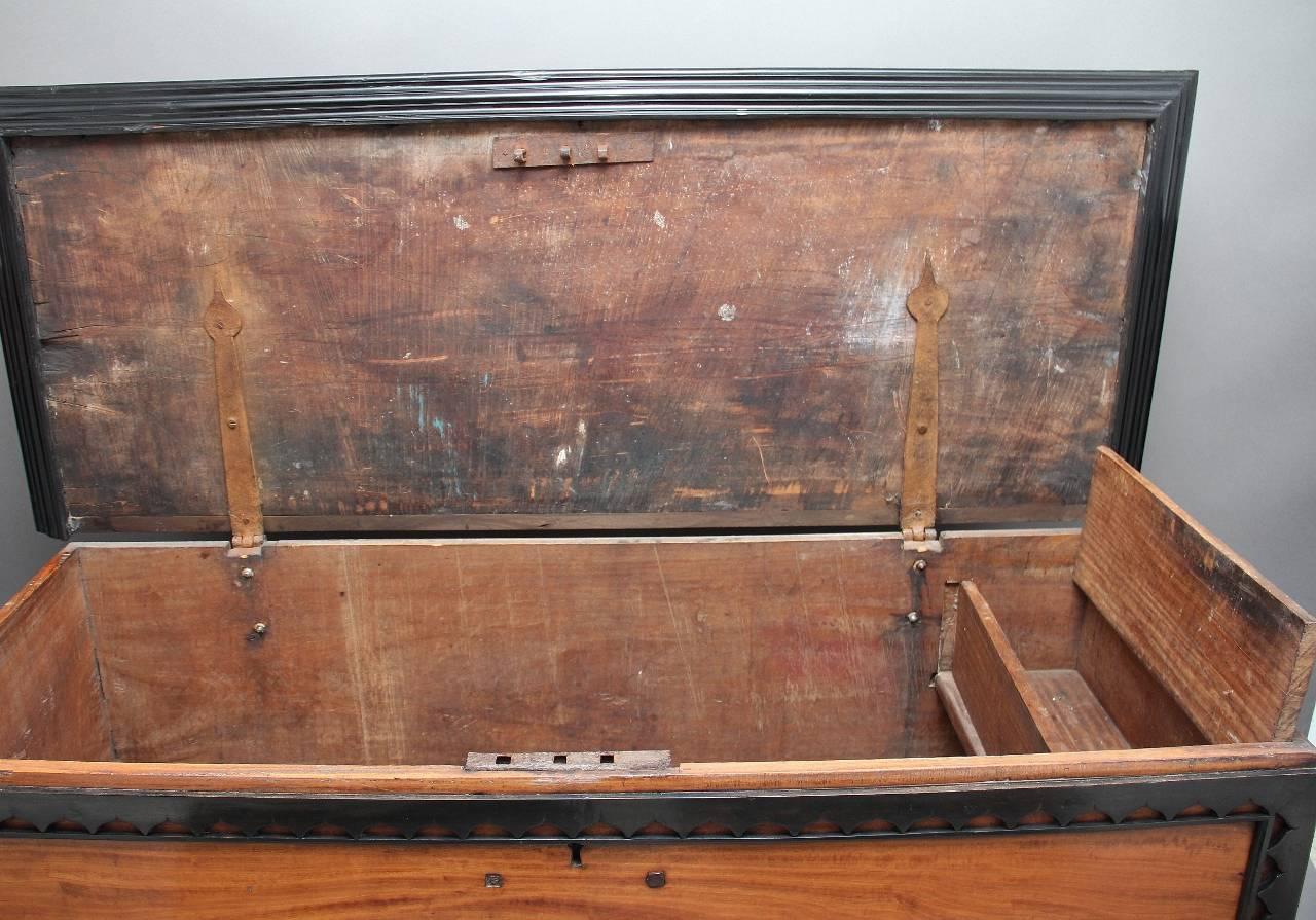 Mid-18th Century 18th Century Ceylonese Satinwood Coffer