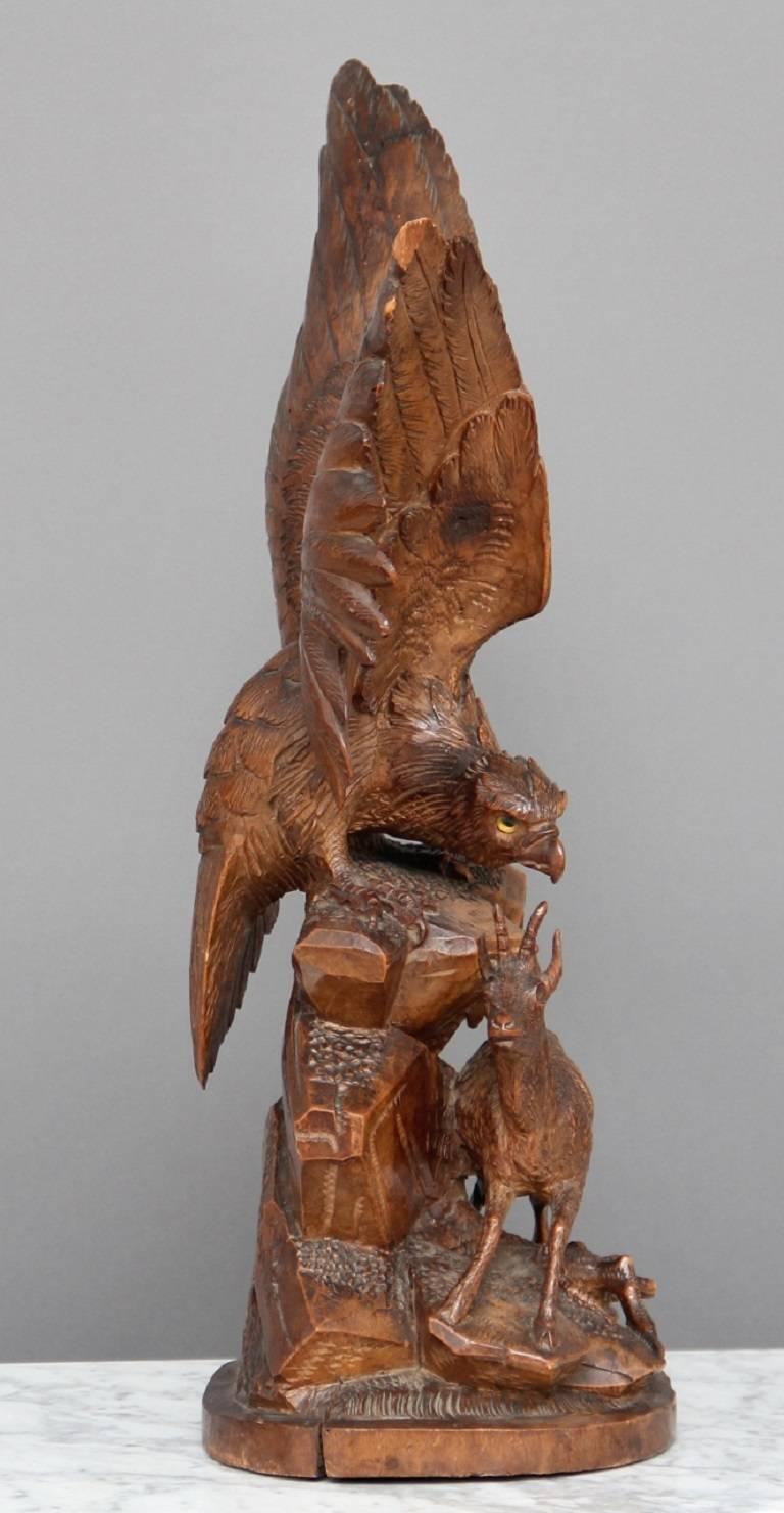 Late 19th Century 19th Century Black Forest Carving For Sale