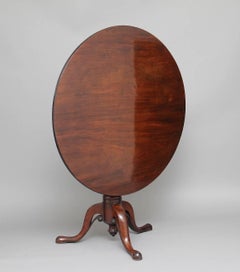 18th Century Mahogany Tripod Table