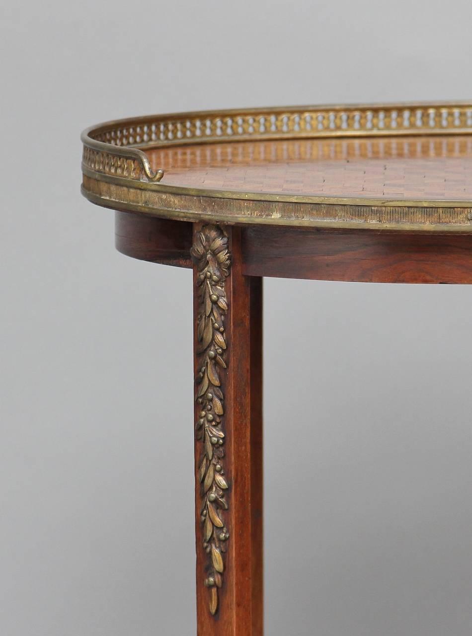19th Century Kingwood and Parquetry Etagere 3