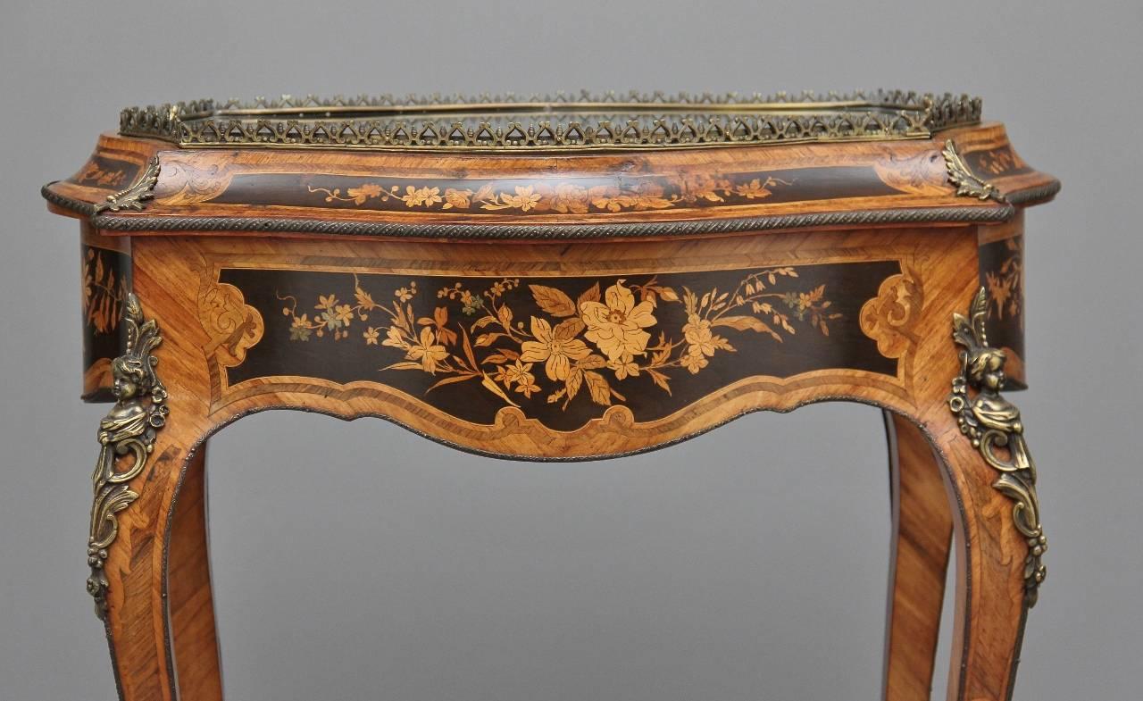 19th Century Kingwood and Inlaid Bijouterie Table 5