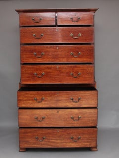 18th Century Mahogany Chest on Chest/Tallboy
