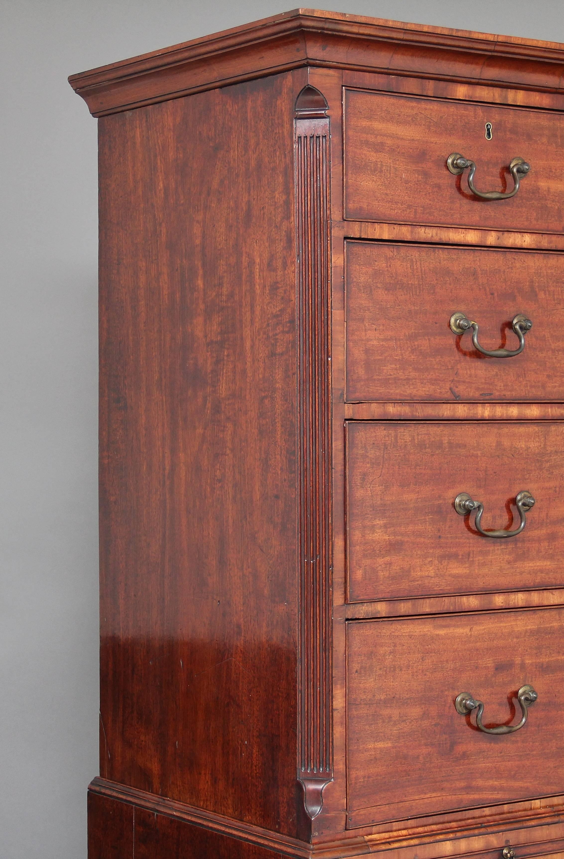 18th Century Mahogany Chest on Chest/Tallboy 2