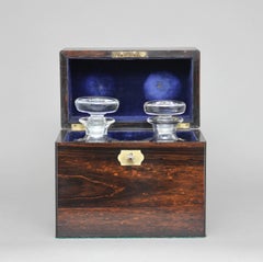 19th Century Coromandel Decanter Box
