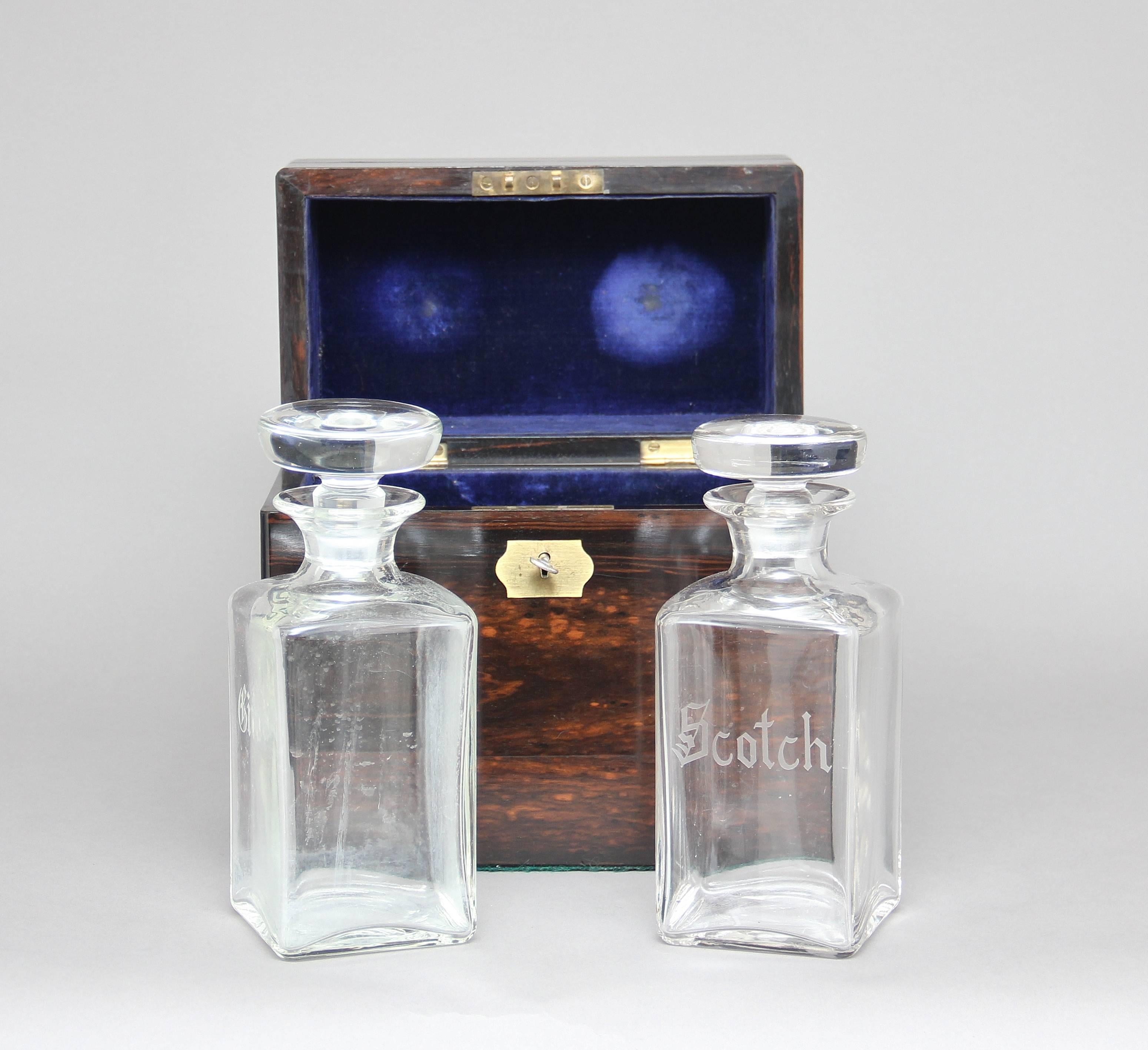 19th Century Coromandel Decanter Box For Sale 1