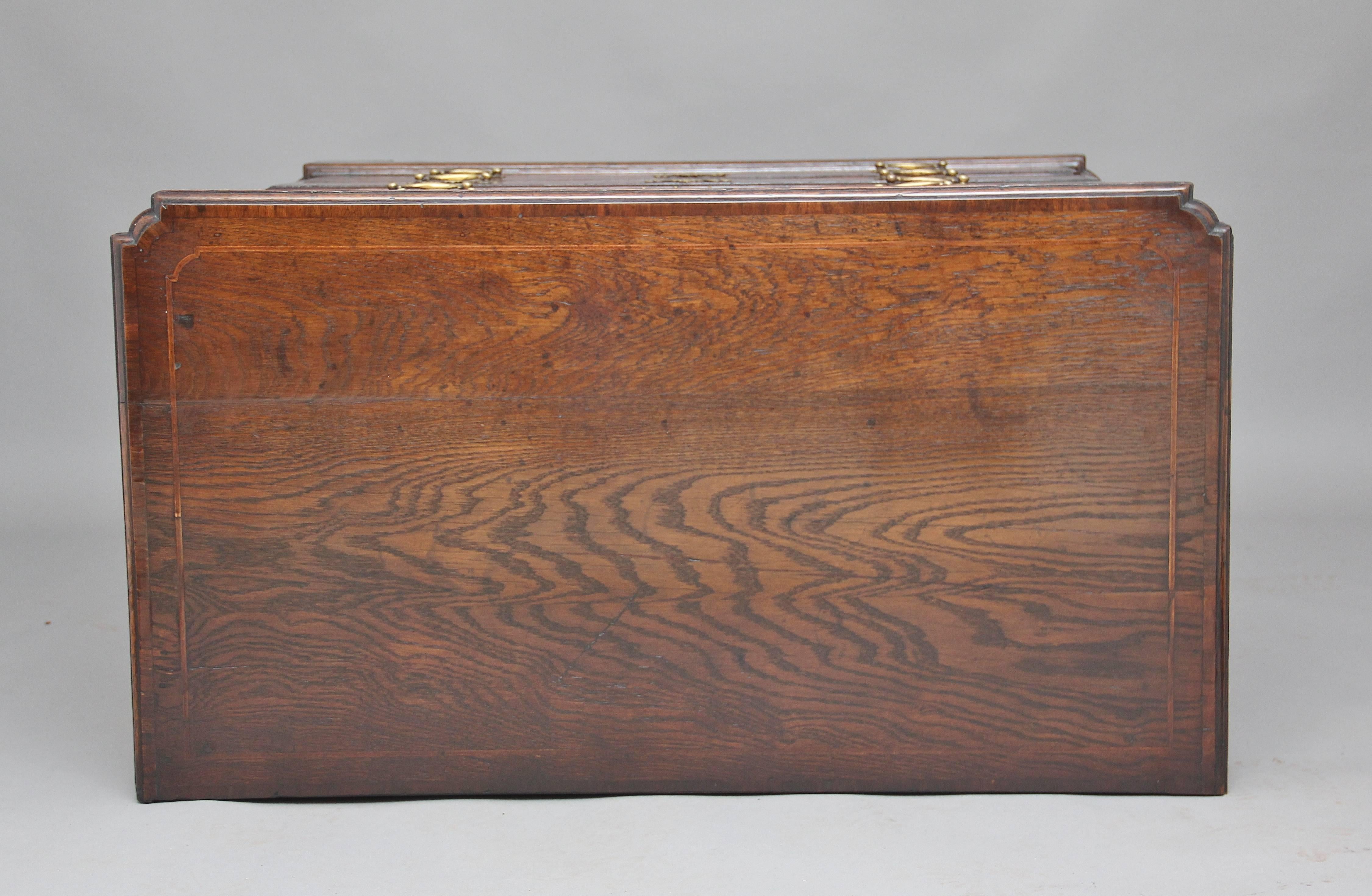 18th Century Oak Chest of Drawers For Sale 1