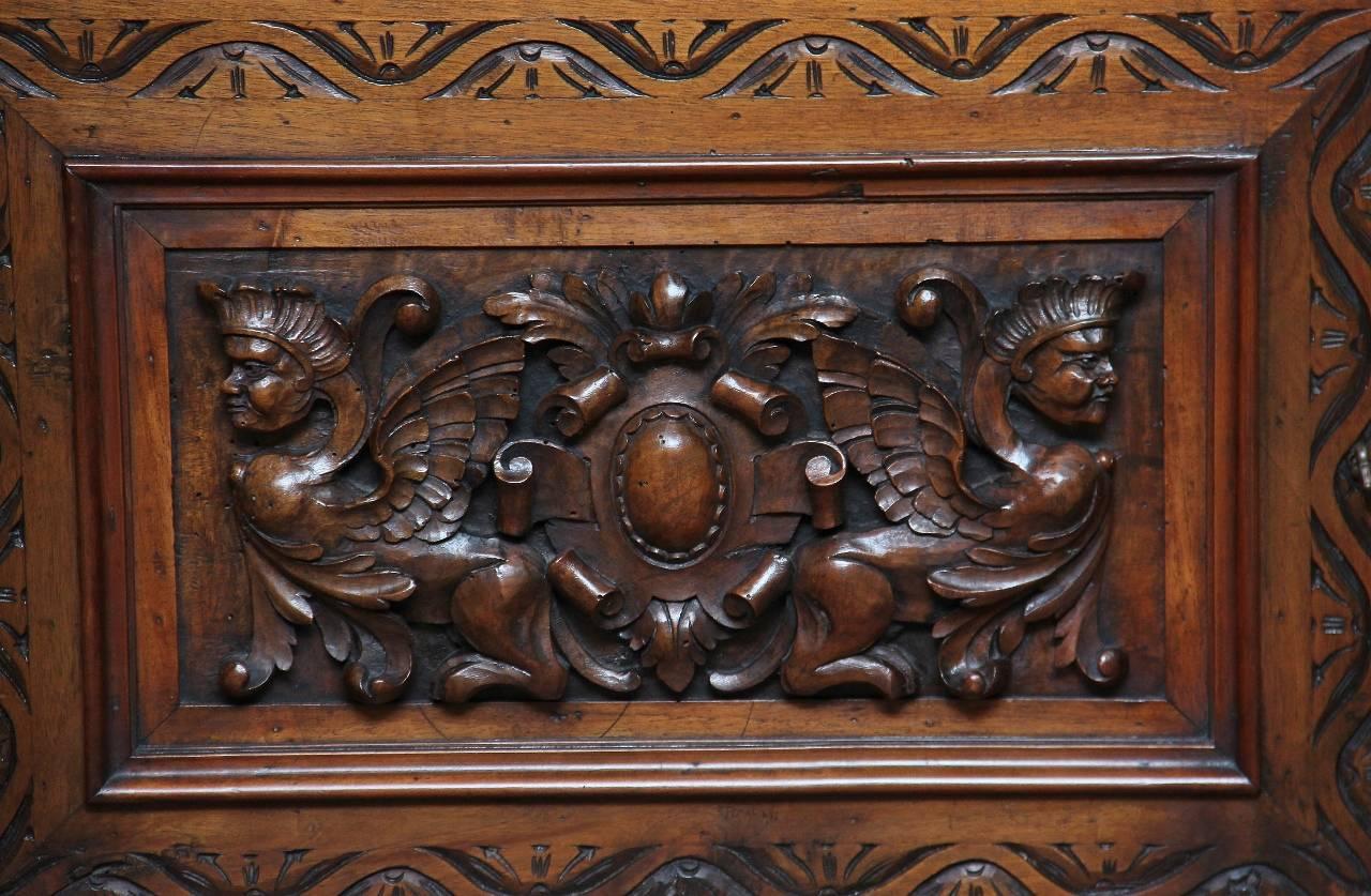 19th Century Walnut Bookcase or Cabinet 3