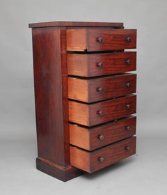 19th Century Mahogany Wellington Chest