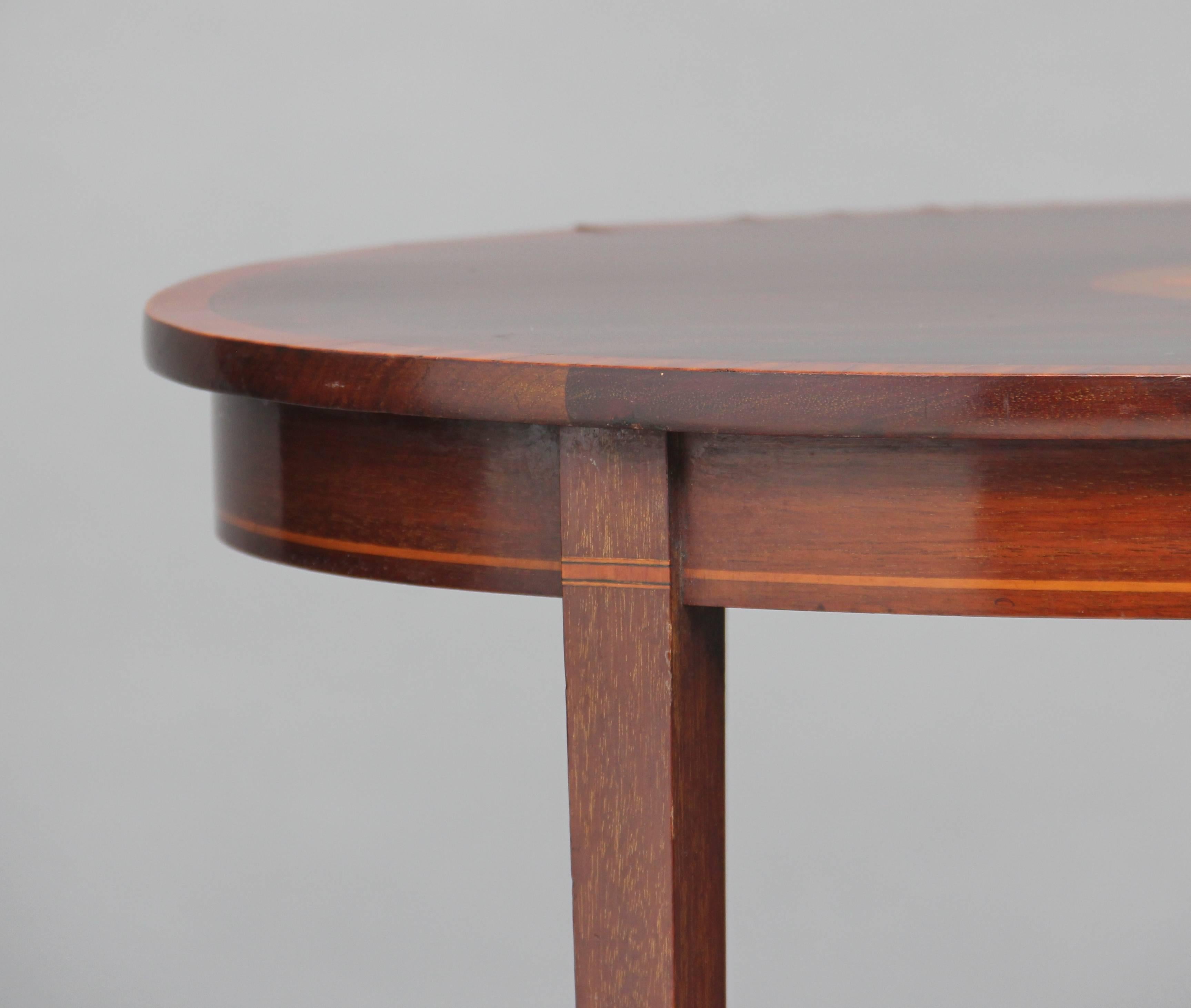 Early 20th Century Mahogany Occasional Table 1