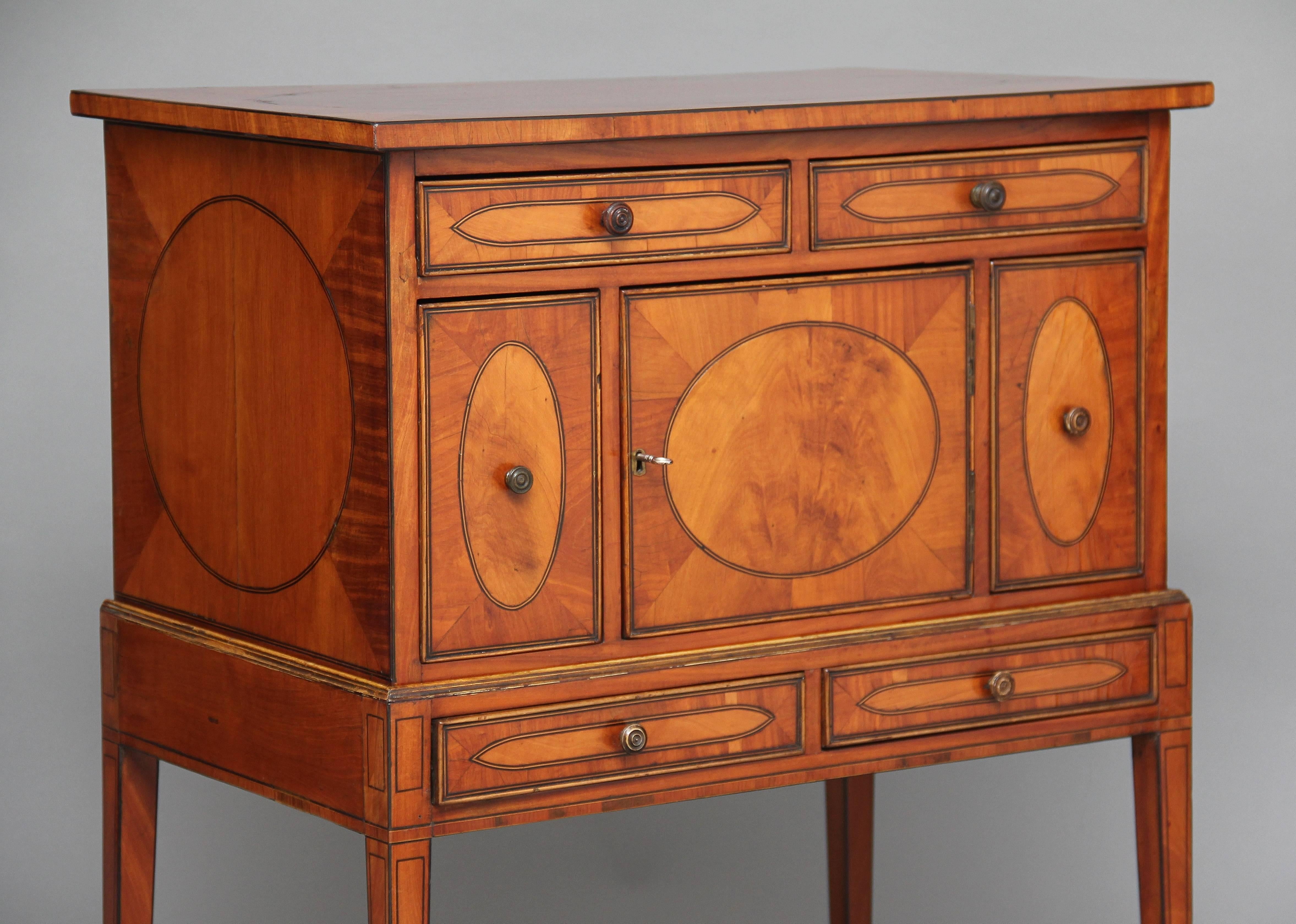 Early 19th Century Satinwood Cabinet 4