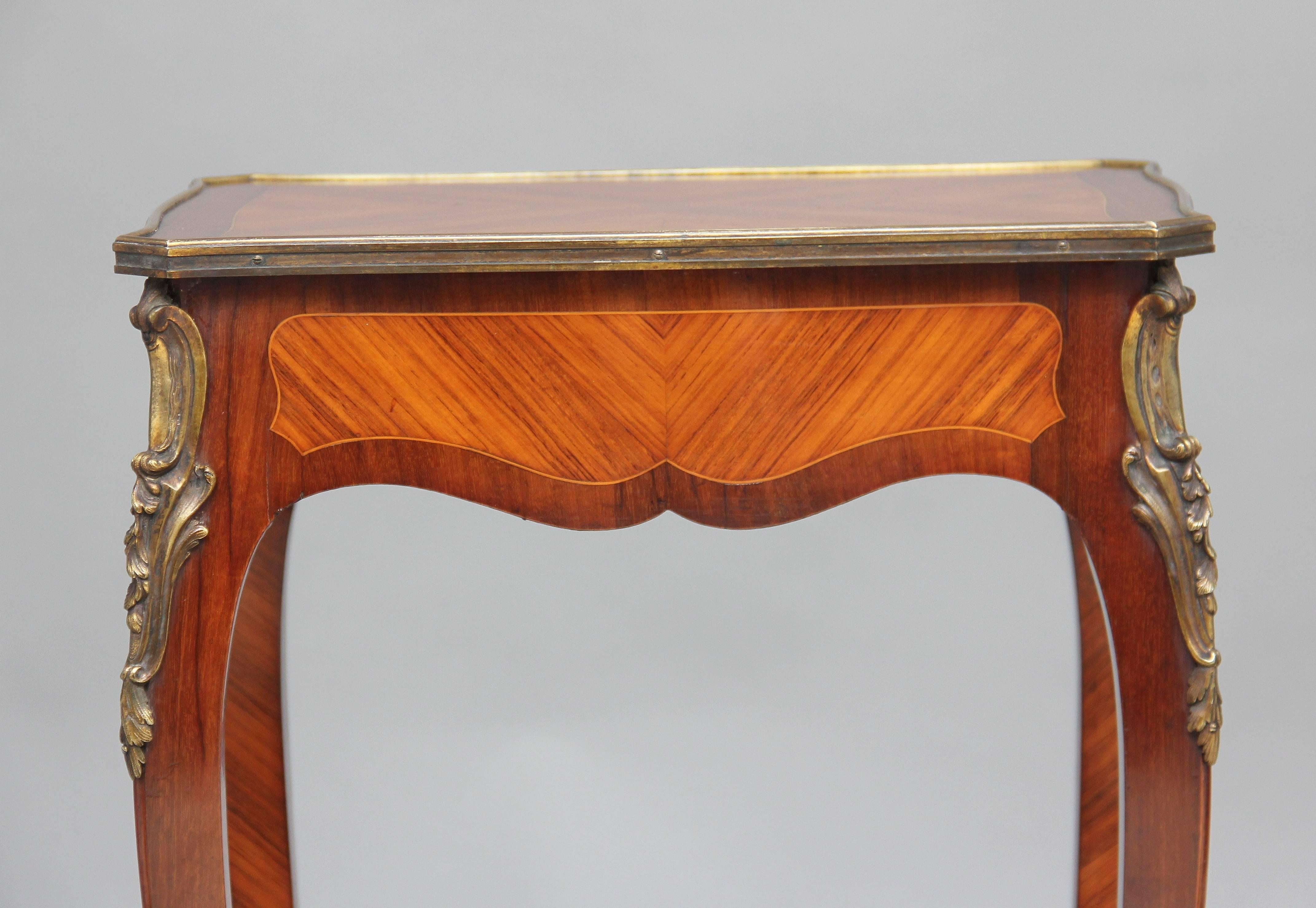 19th Century French Kingwood Side Table 5