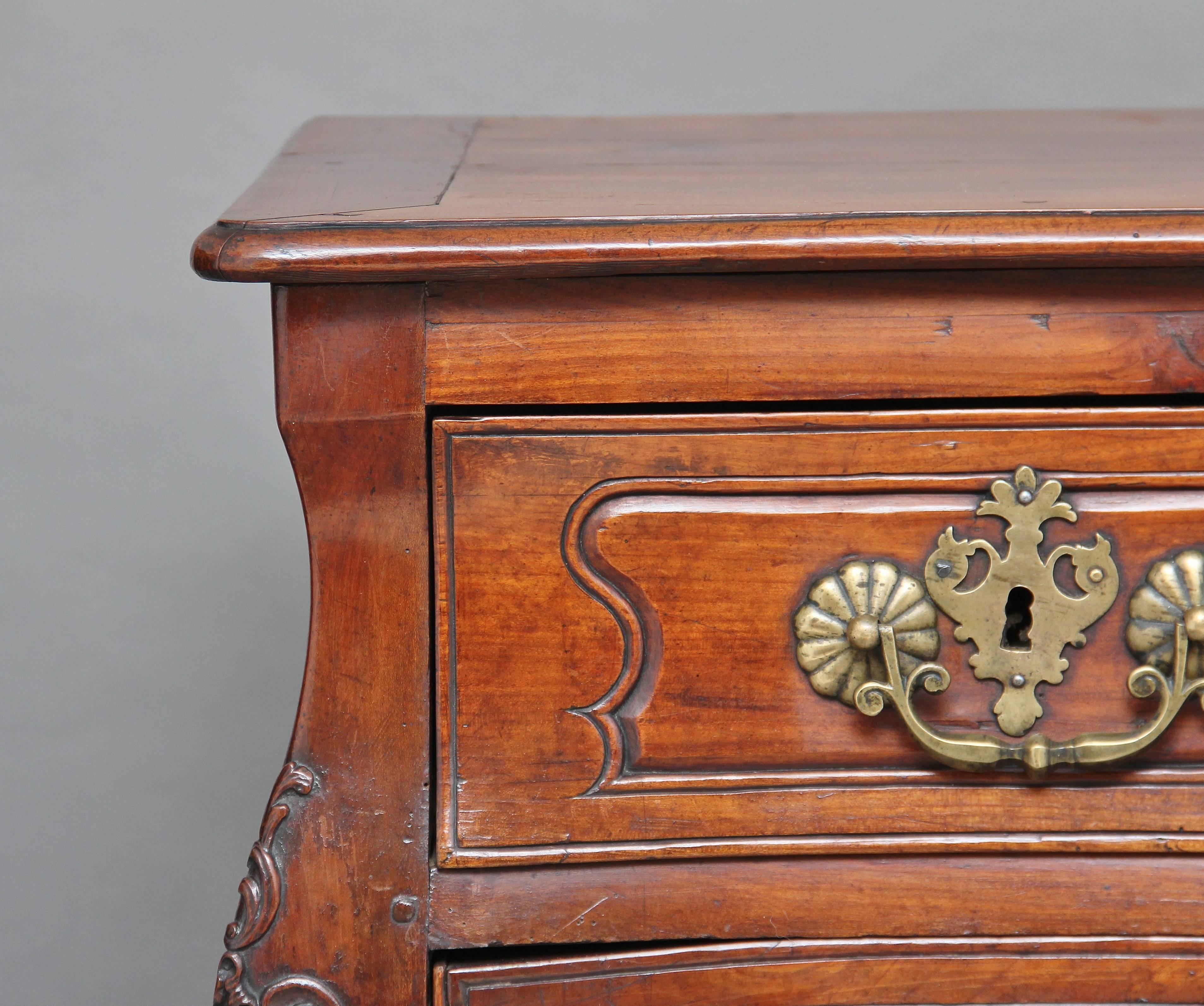 18th Century French Cherry Wood Commode In Good Condition In Martlesham, GB