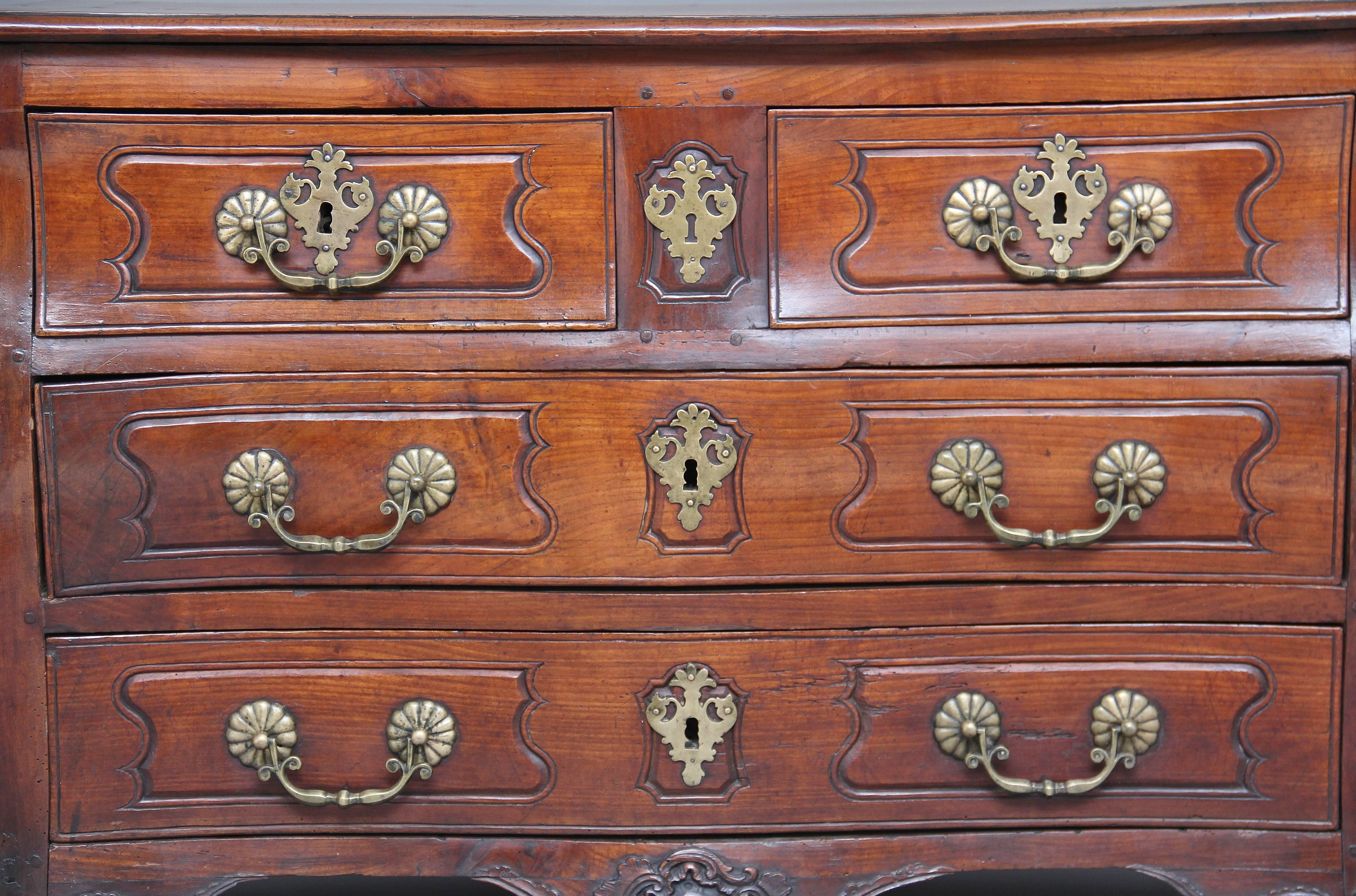 18th Century French Cherry Wood Commode 3