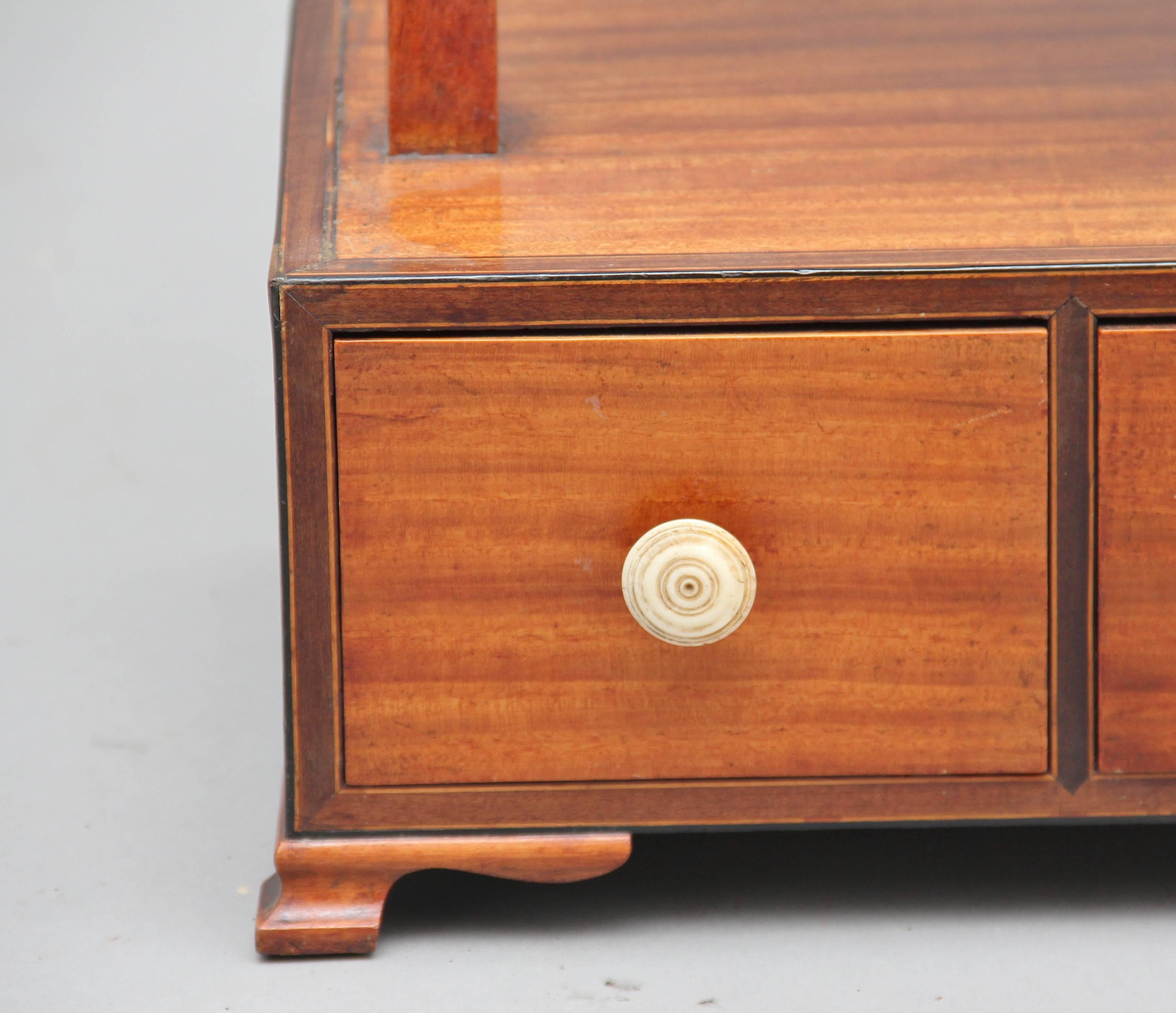 19th Century Satinwood Toilet Mirror 3