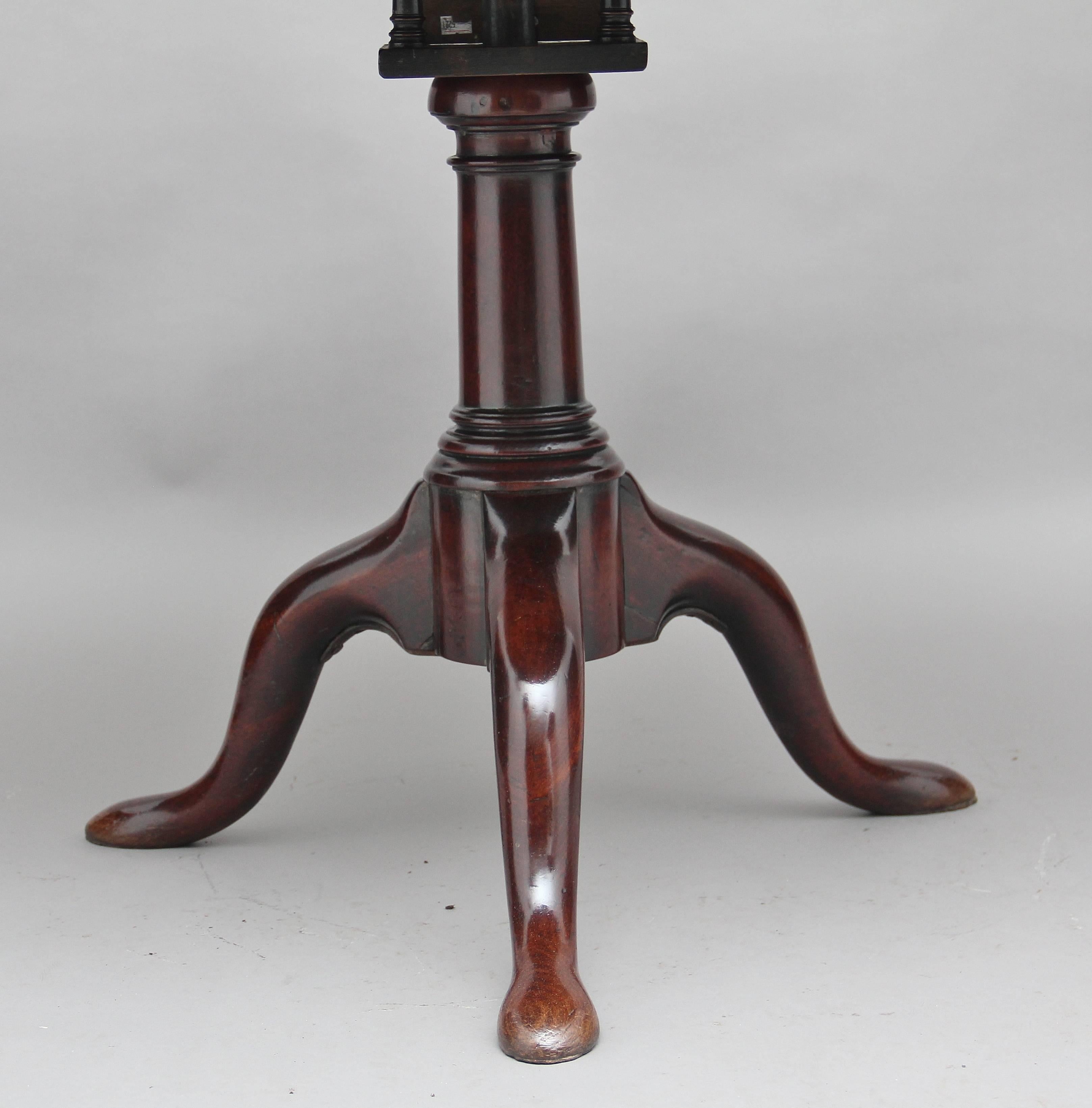 Mahogany 18th Century mahogany tripod table