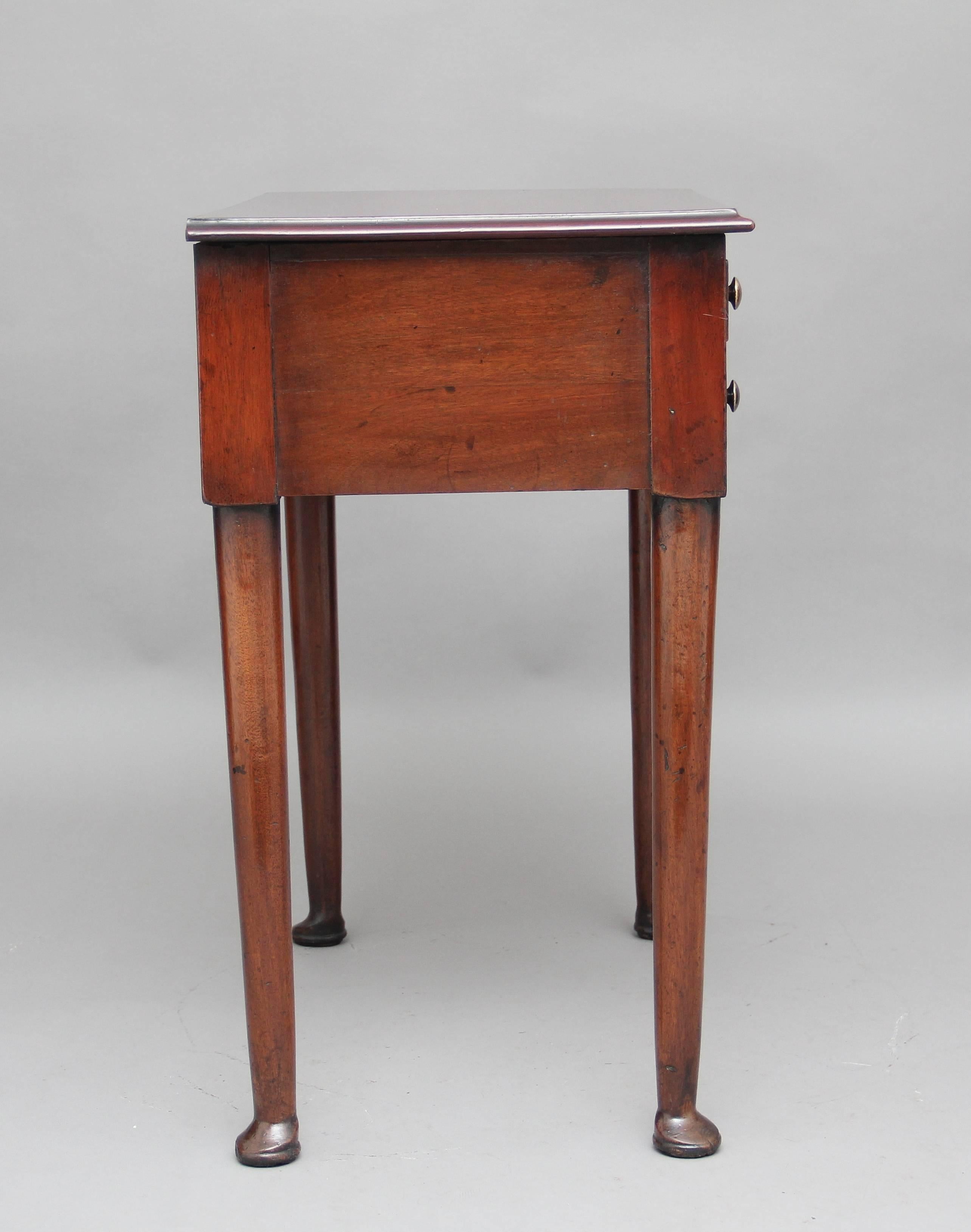 Early 20th Century mahogany side table In Good Condition In Martlesham, GB