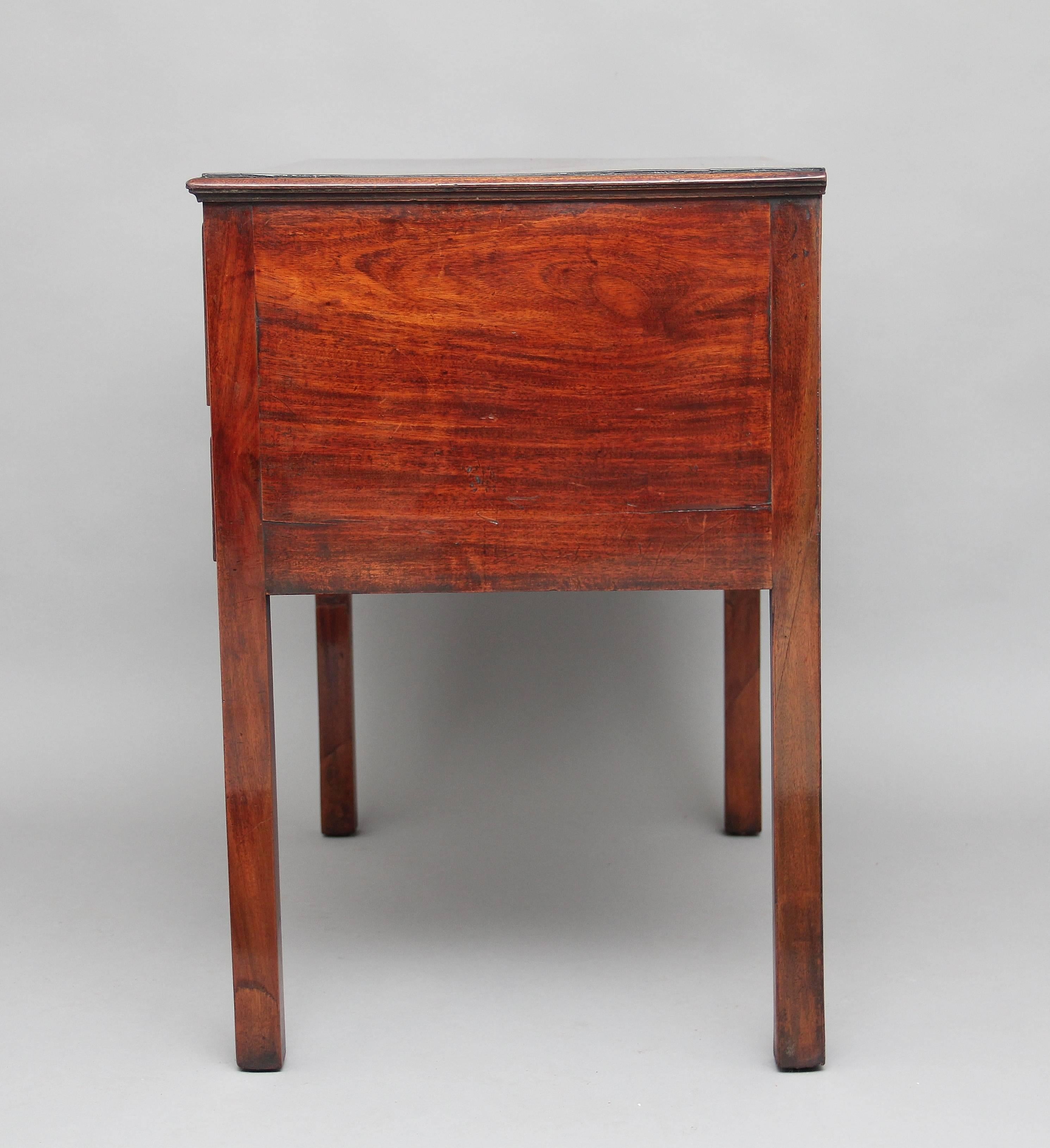 18th Century Mahogany Lowboy or Side Table 1