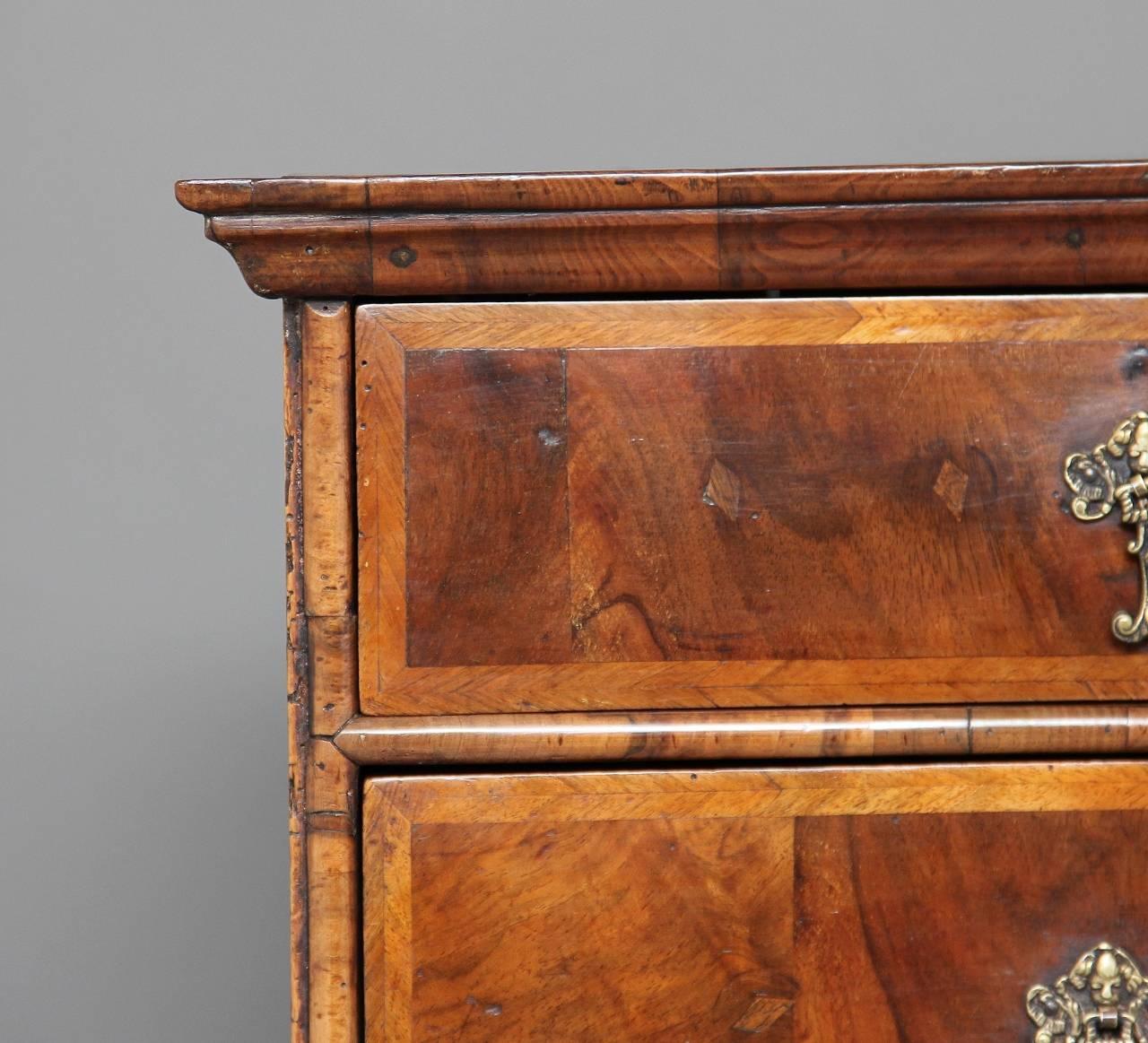 Mid-18th Century 18th Century Walnut Chest on Stand