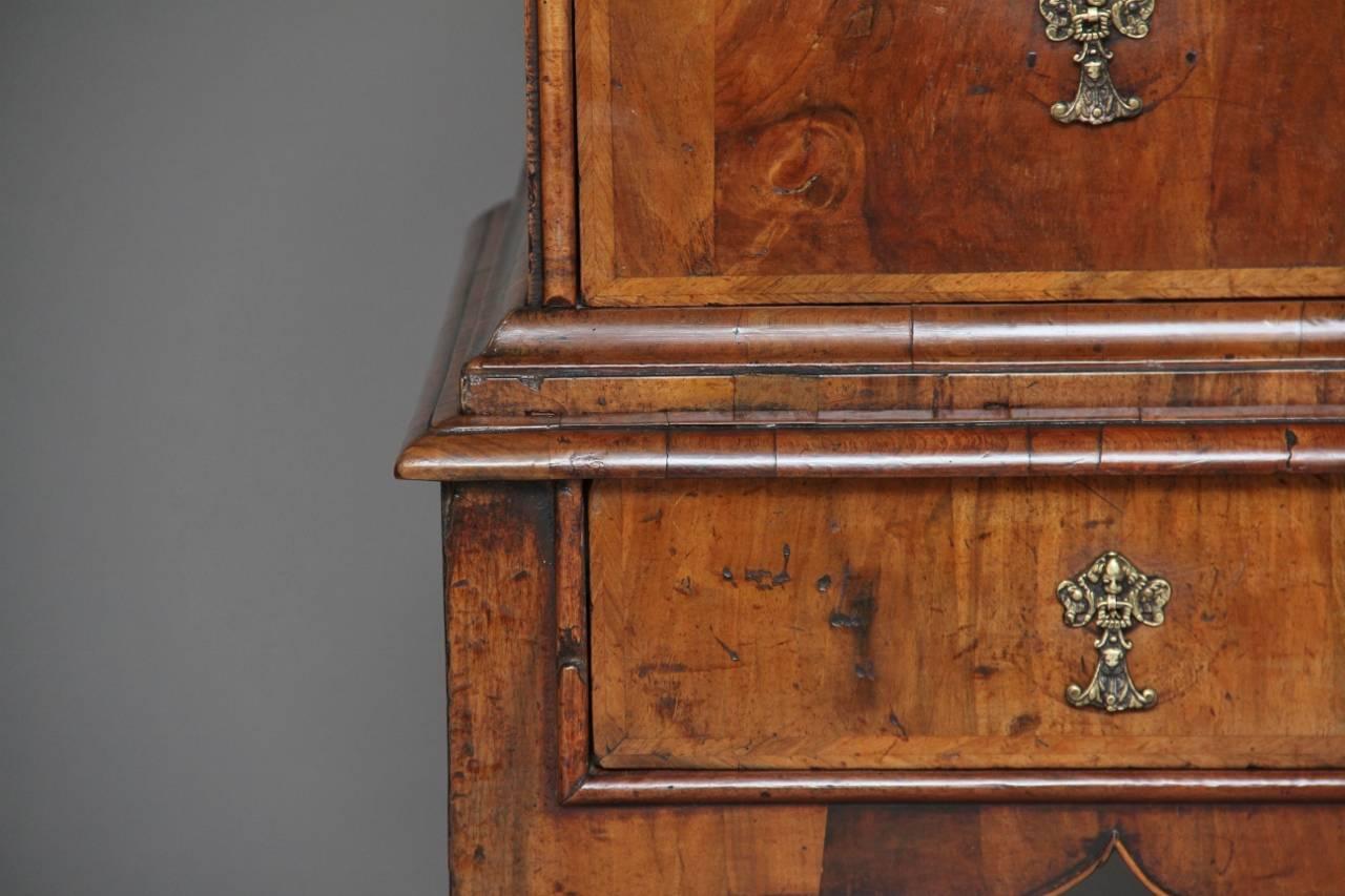 18th Century Walnut Chest on Stand 4