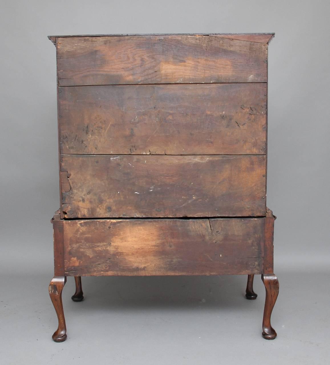 Late 18th Century 18th Century Oak Chest on Stand