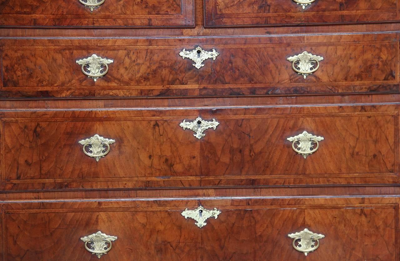 Early 18th Century Walnut Chest on Chest 2