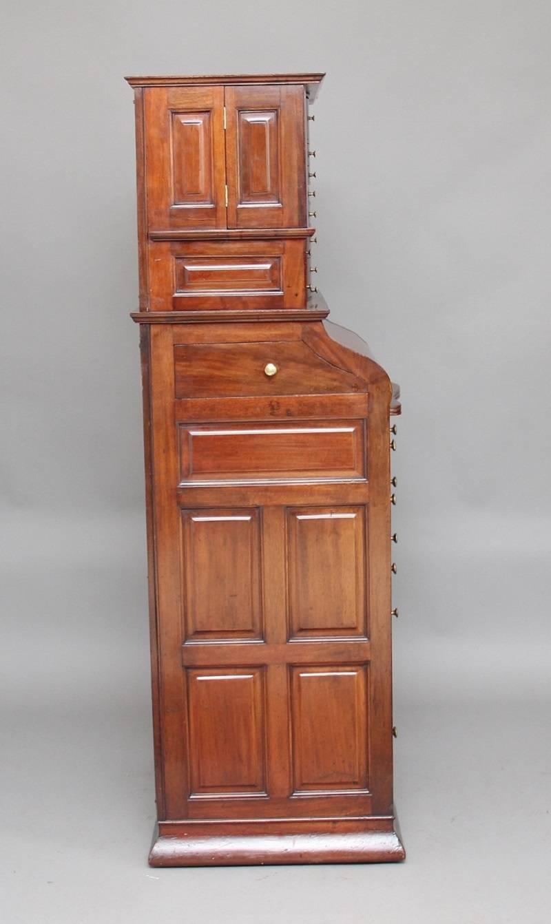 19th Century Mahogany Dentist's Cabinet 1