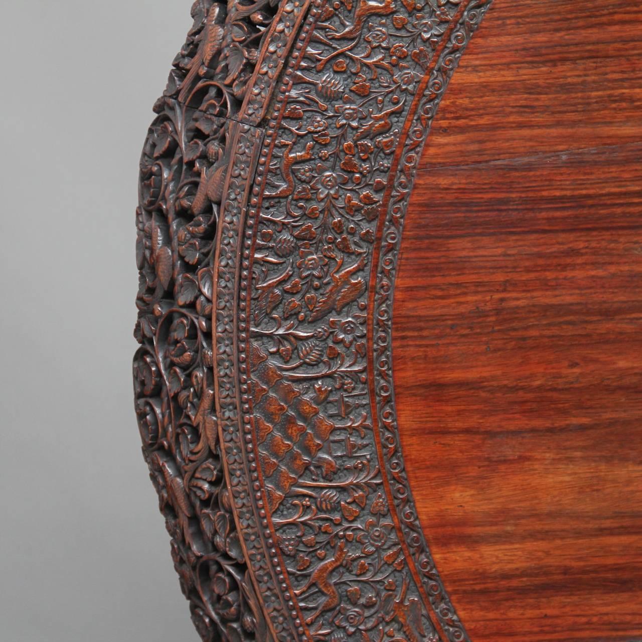19th Century Highly Carved Centre Table 2