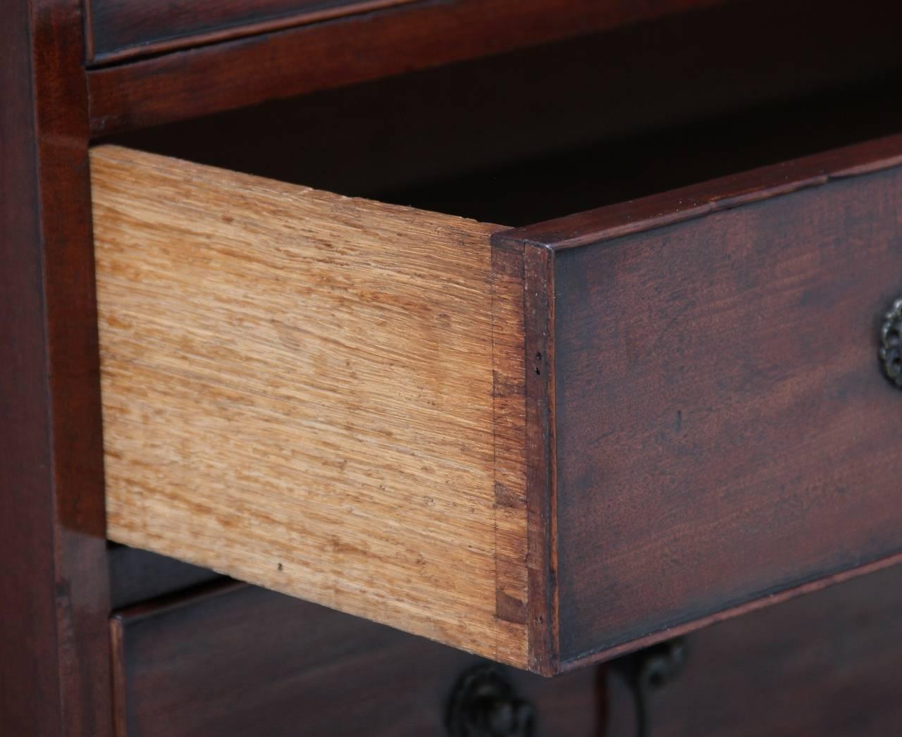 18th Century Mahogany Chest with Slide 4