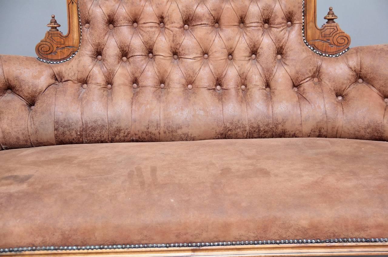 19th Century Walnut Sofa 2