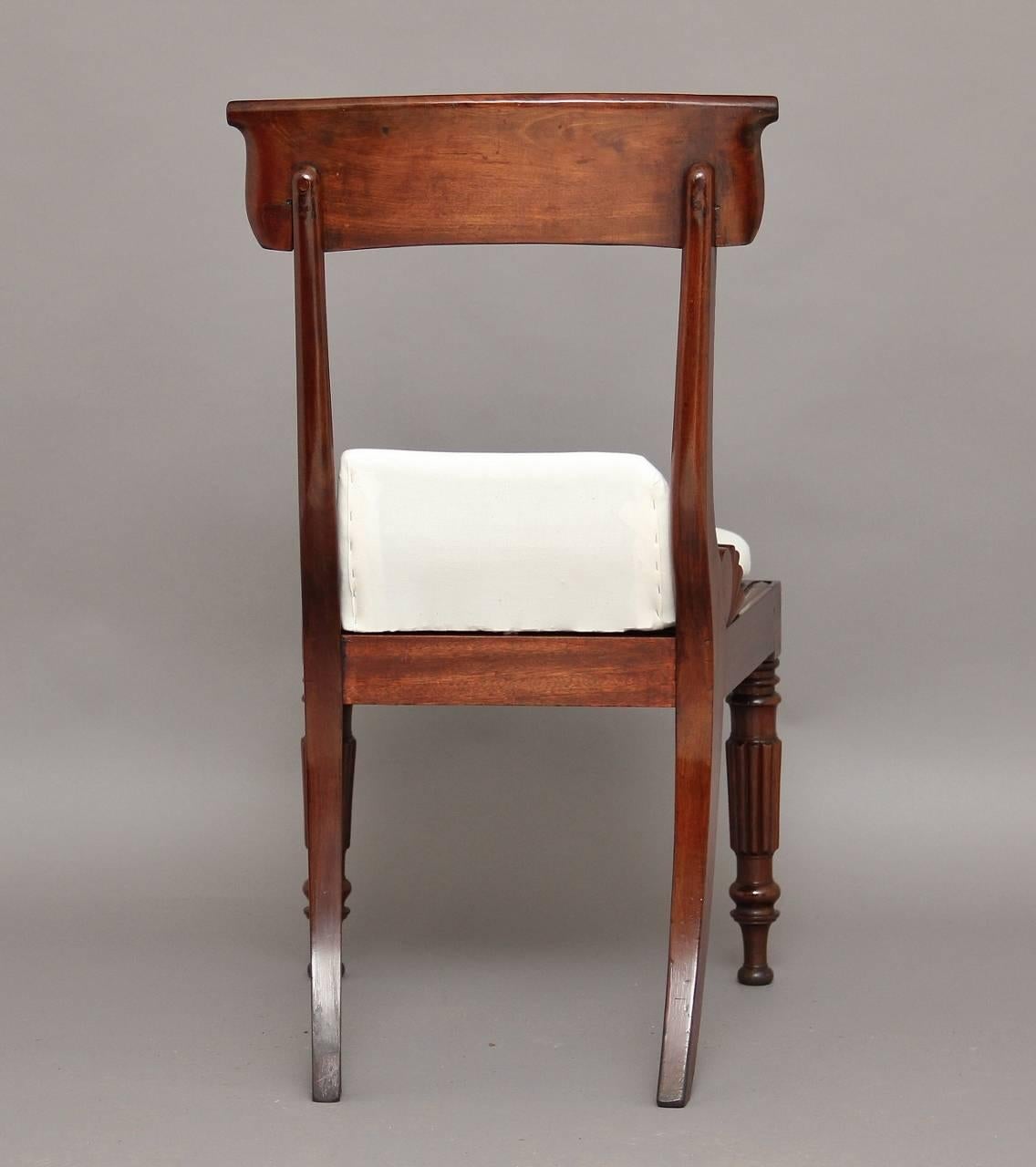 Mid-19th Century Set of Four 19th Century Dining Chairs