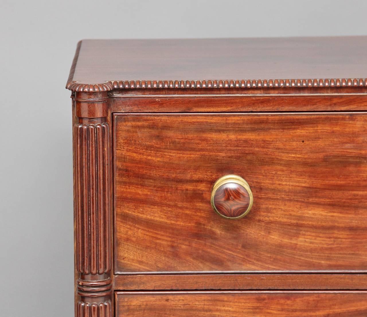 Mahogany Early 19th Century Secretaire Chest of Drawers