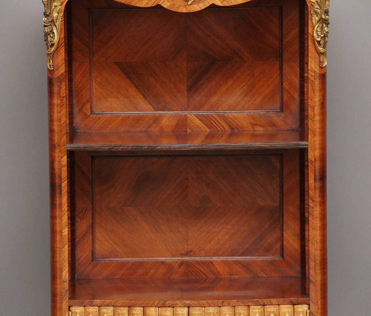 19th Century French Kingwood Bookcase or Cabinet 6