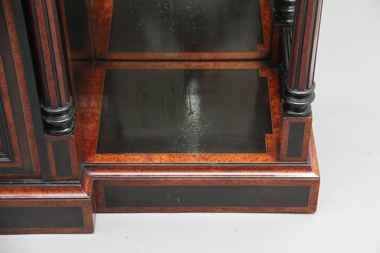 Victorian 19th Century Aesthetic Movement Display Cabinet by Lamb of Manchester For Sale
