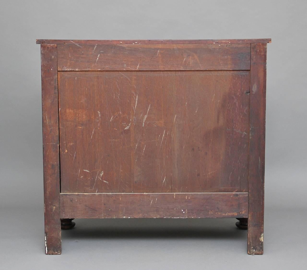 19th Century French Mahogany Cabinet 1