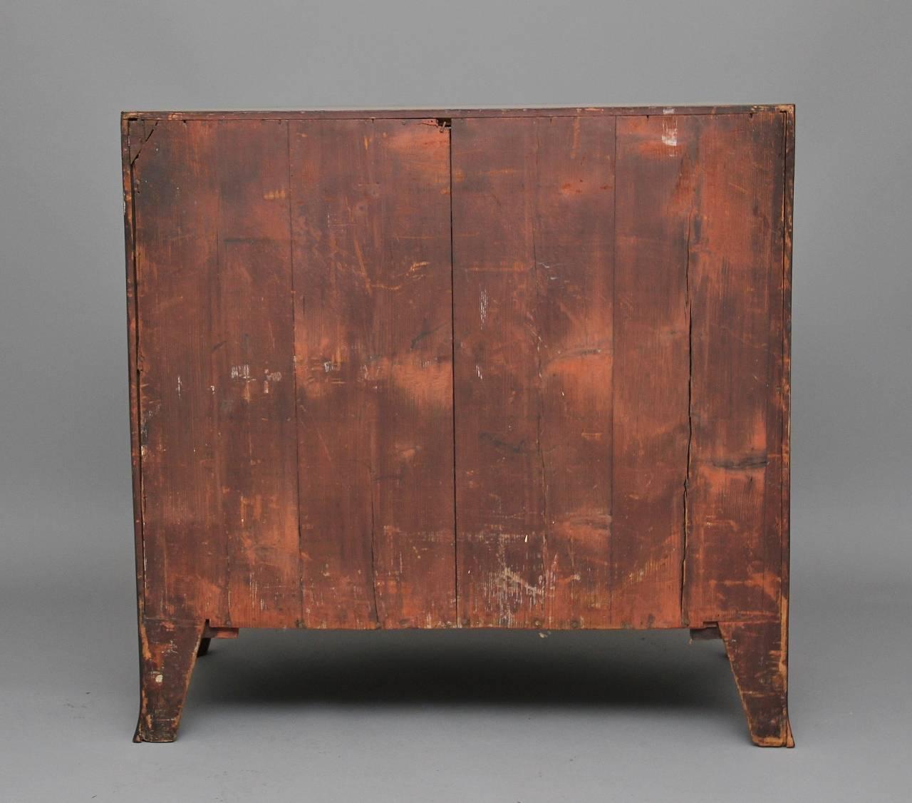 Early 19th Century Mahogany Bowfront Chest 3