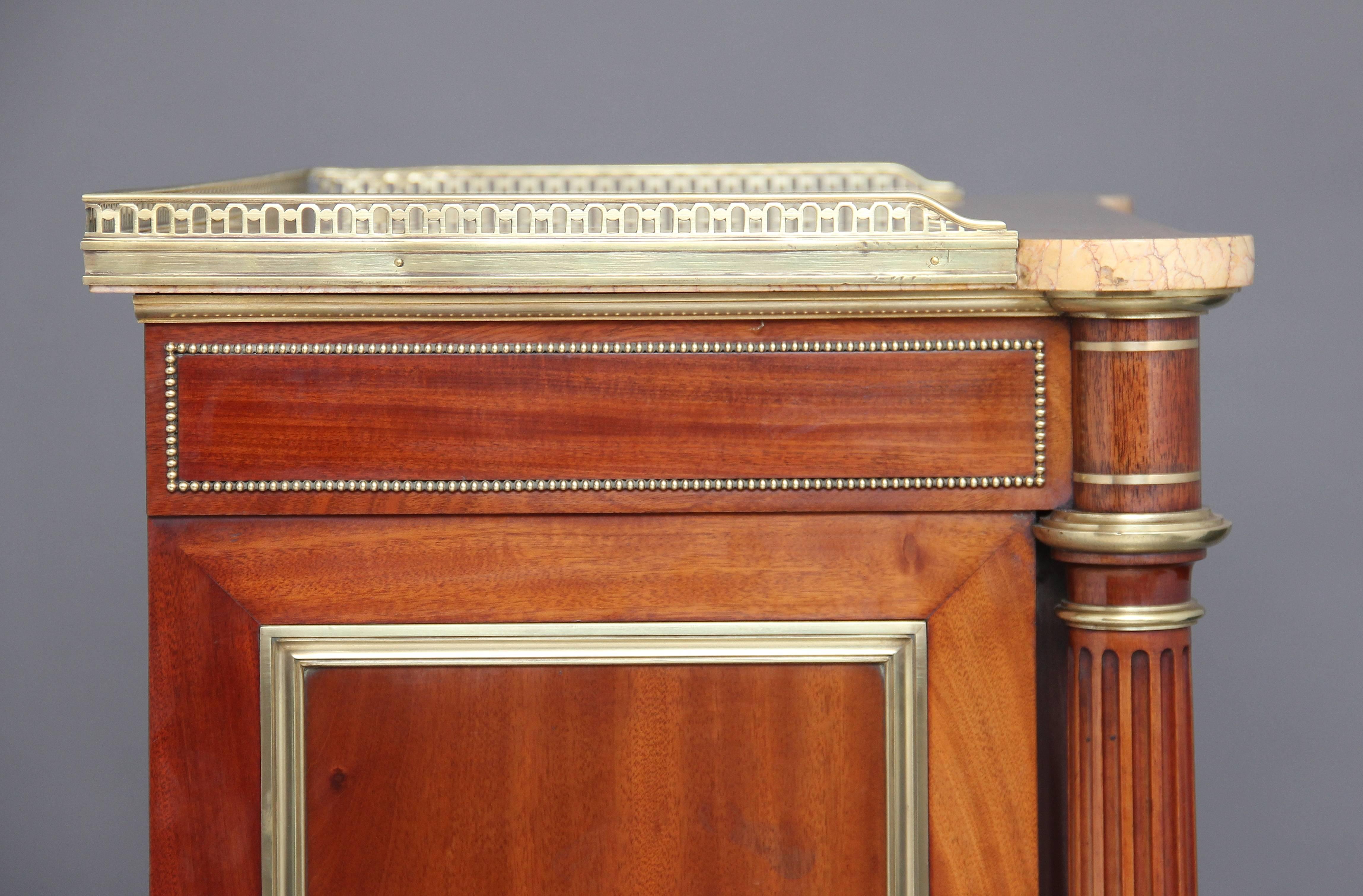 19th Century, French Mahogany Semanier Chest 5