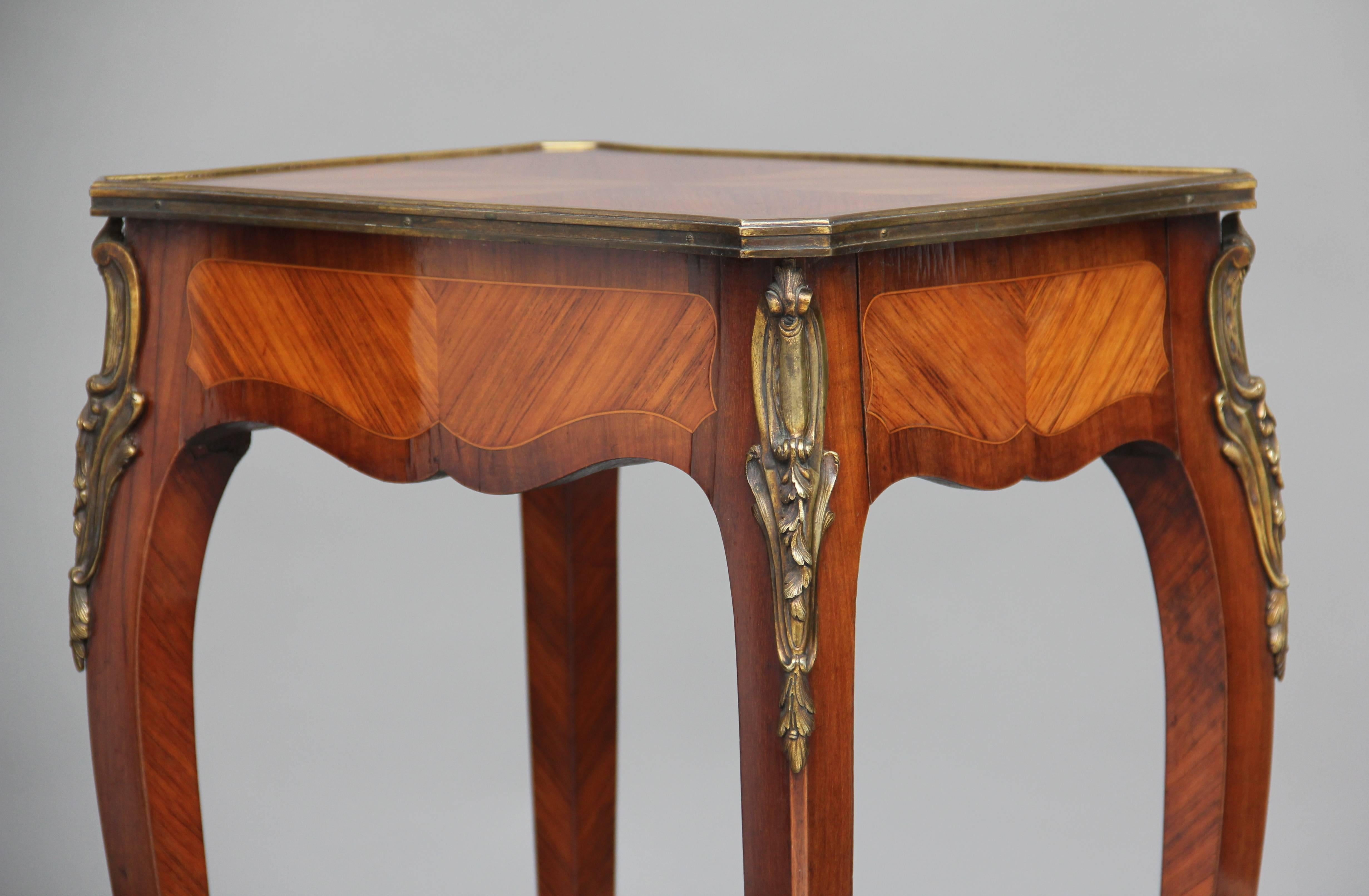 19th Century French Kingwood Side Table 6