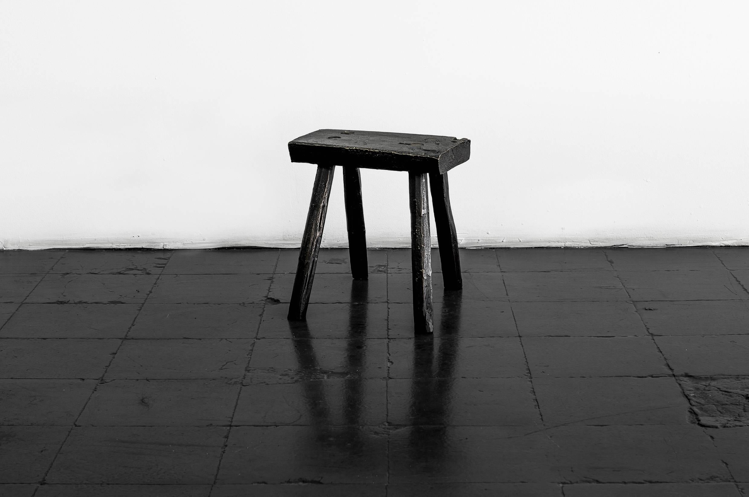 Hand-Crafted S.R.O Memoria Stool #2 by EWE Studio For Sale