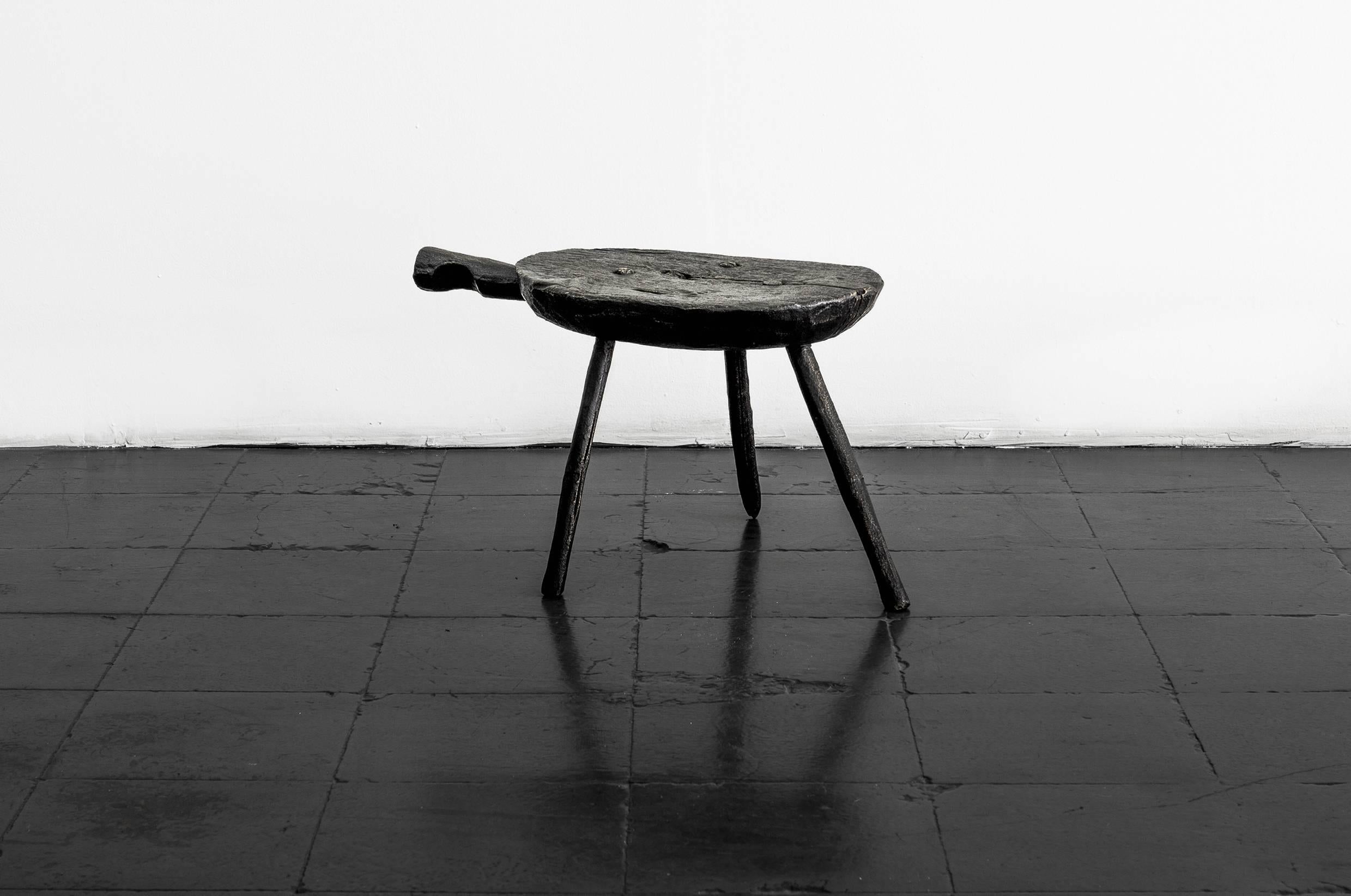 Hand-Crafted S.R.O Memoria Stool #3 by EWE Studio For Sale