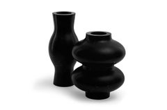 S.R.O Rito Black Marble Vessel #6 ( Large ) by EWE Studio