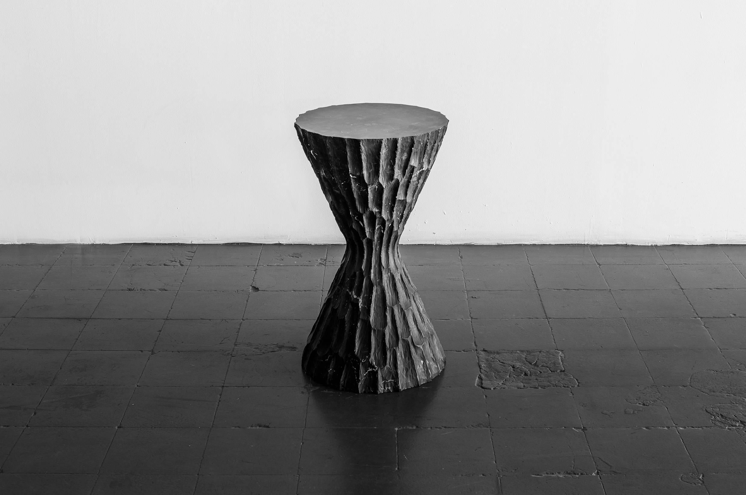 Black Marble Side Table #1 S.R.O. Altar In New Condition For Sale In Mexico City, CDMX
