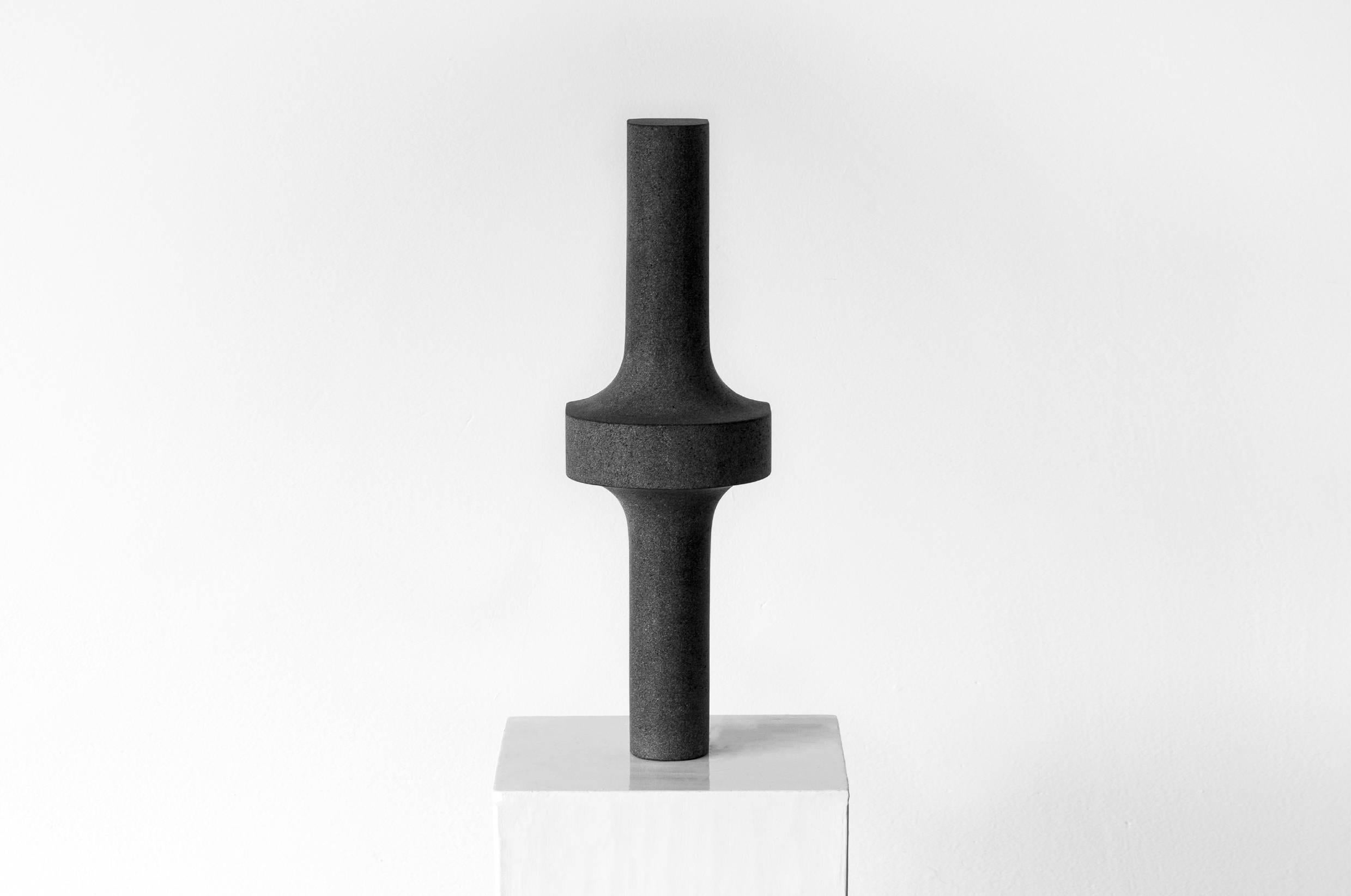 Mexican S.R.O Símbolo Volcanic Stone Cross ( Large ) by EWE Studio For Sale