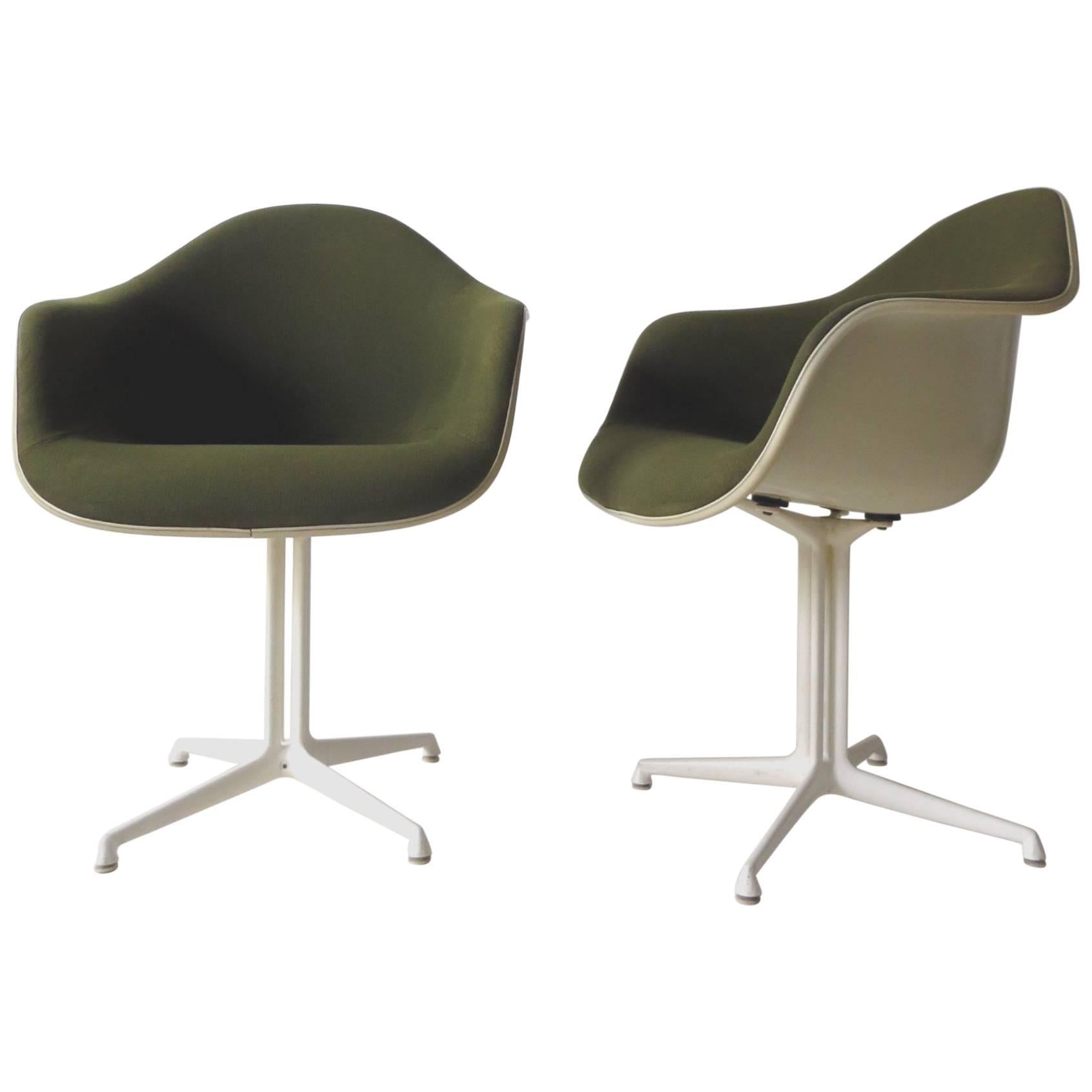 La Fonda DAL 1960s Herman Miller Armchairs by Girard & Charles Eames, Set of Two For Sale