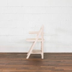 Cantilever Series Armchair by Phaedo, Whitened Maple